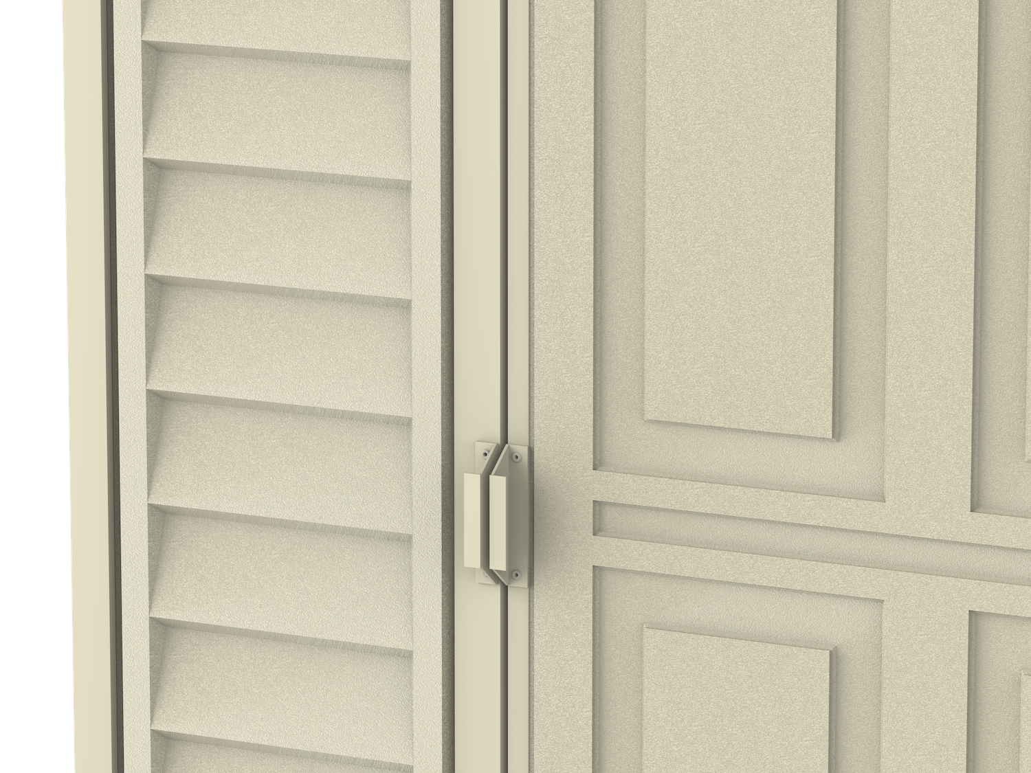 Duramax 4ft x 10ft Sidemate Vinyl Resin Outdoor Storage Shed With Foundation Kit