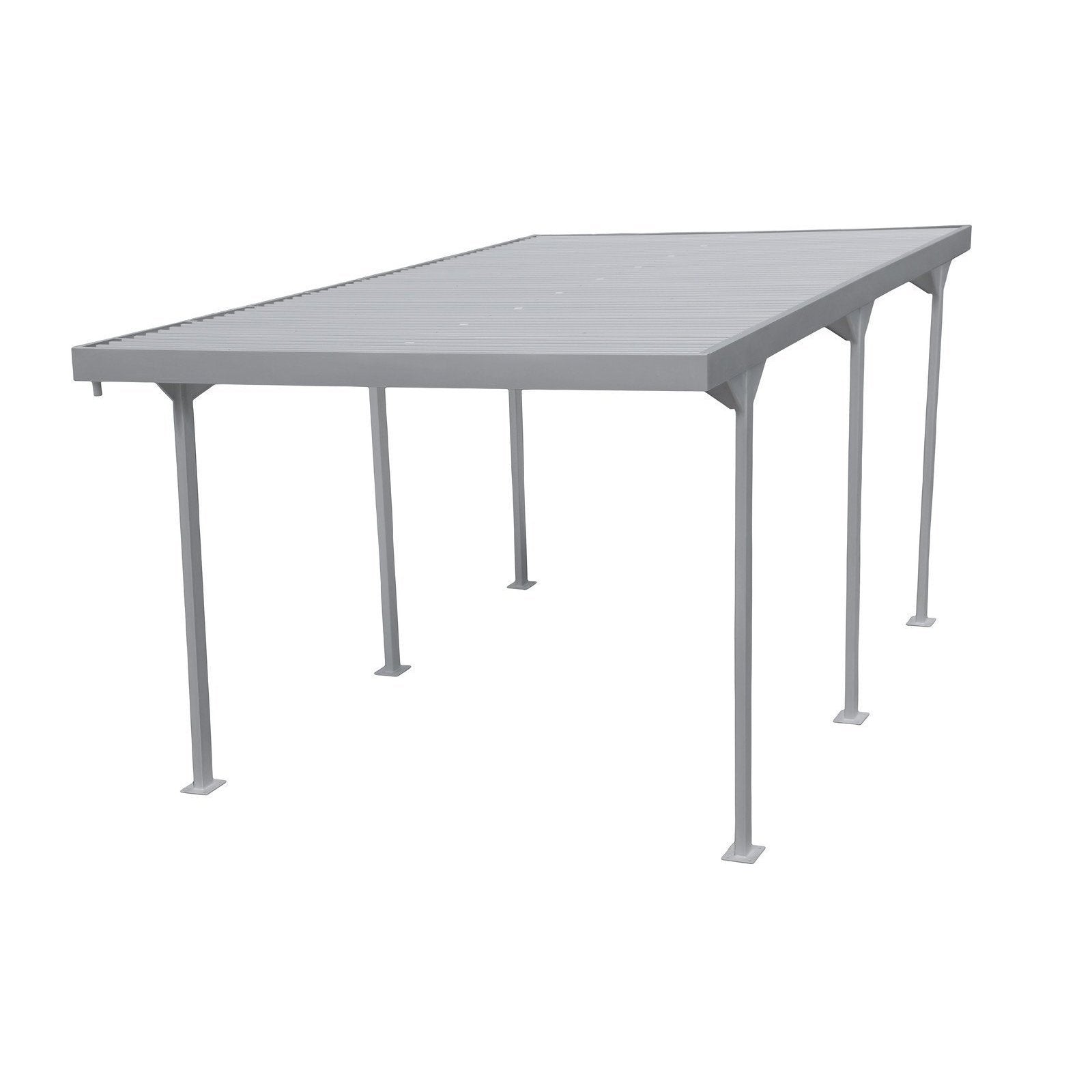 Duramax Carport Duramax 9ft x 17ft Palladium Metal Car Shelter Silver