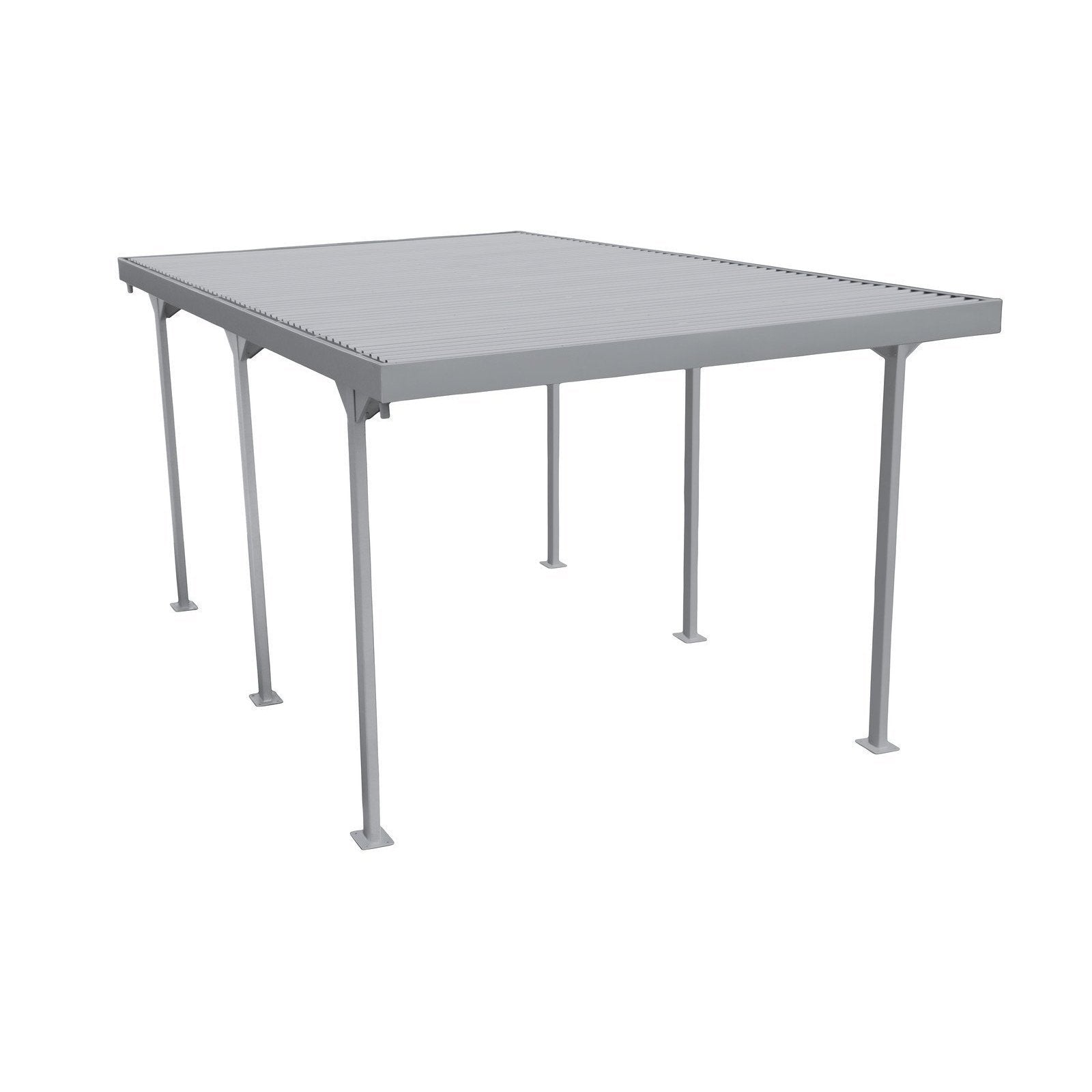 Duramax Carport Duramax 9ft x 17ft Palladium Metal Car Shelter Silver