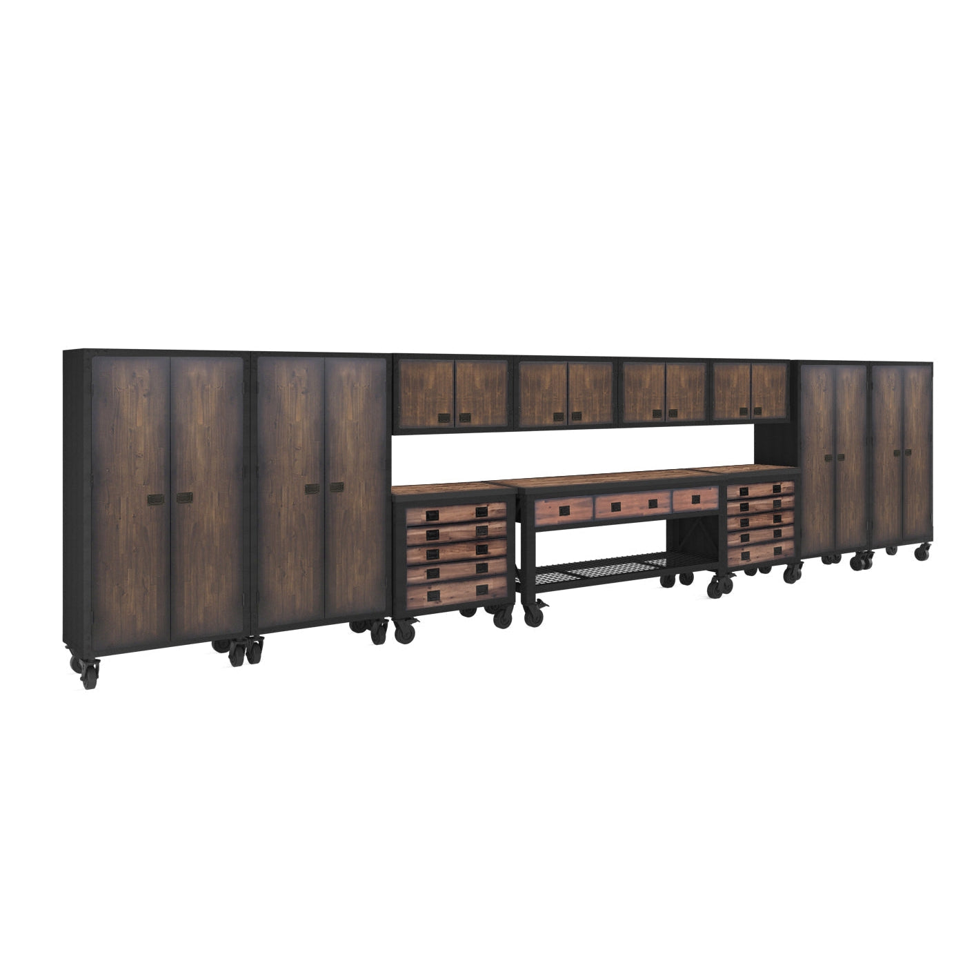 Duramax garage storage Duramax 11-Piece Garage Storage Set with Workbench, Tool Chests, Wall Cabinets and Free Standing Cabinets