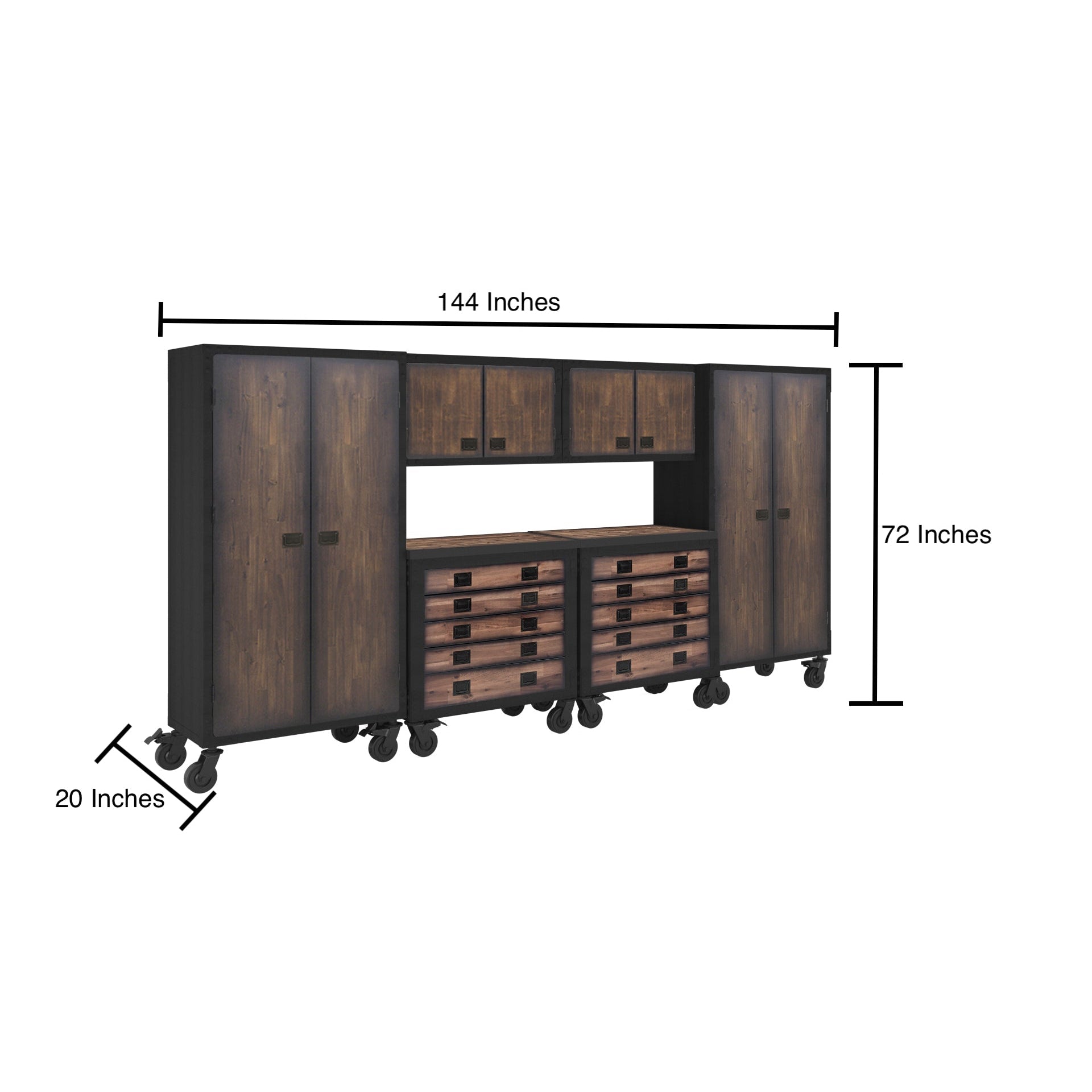 Duramax garage storage Duramax 6-Piece Garage Set with Tool Chests, Wall Cabinets and Free Standing Cabinets