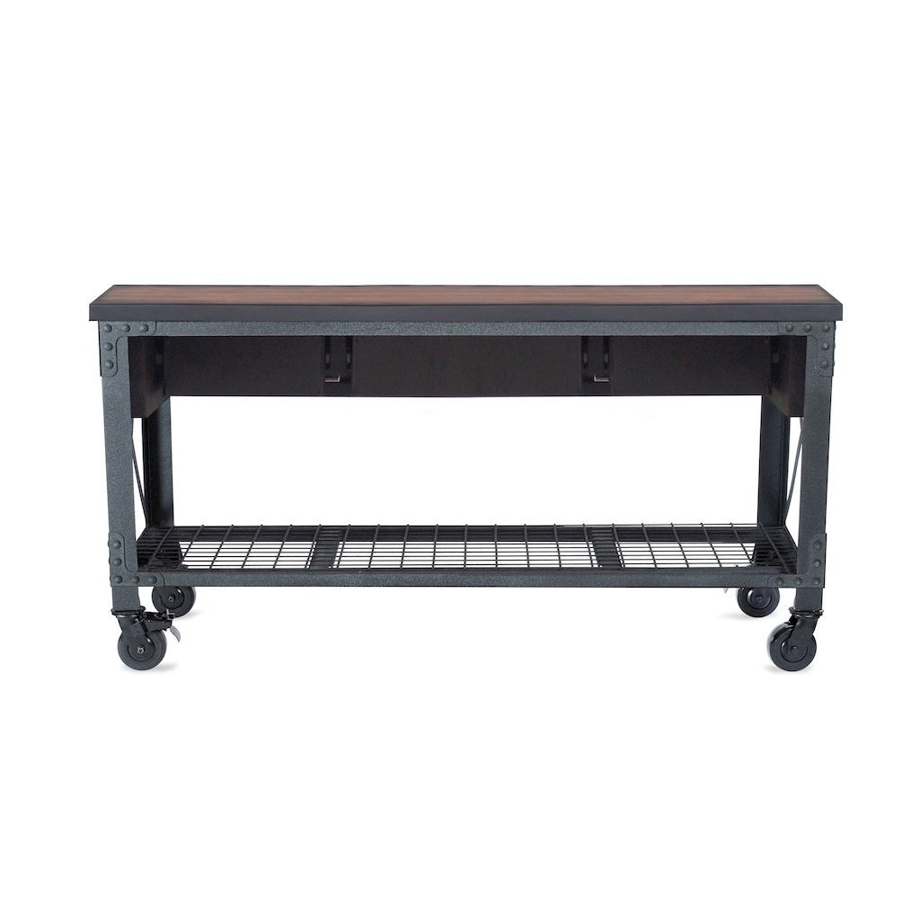Duramax garage storage Duramax Rolling Workbench Furniture 72 in. x 24 in. with 3 Drawers, for Home, Garage, Workshop
