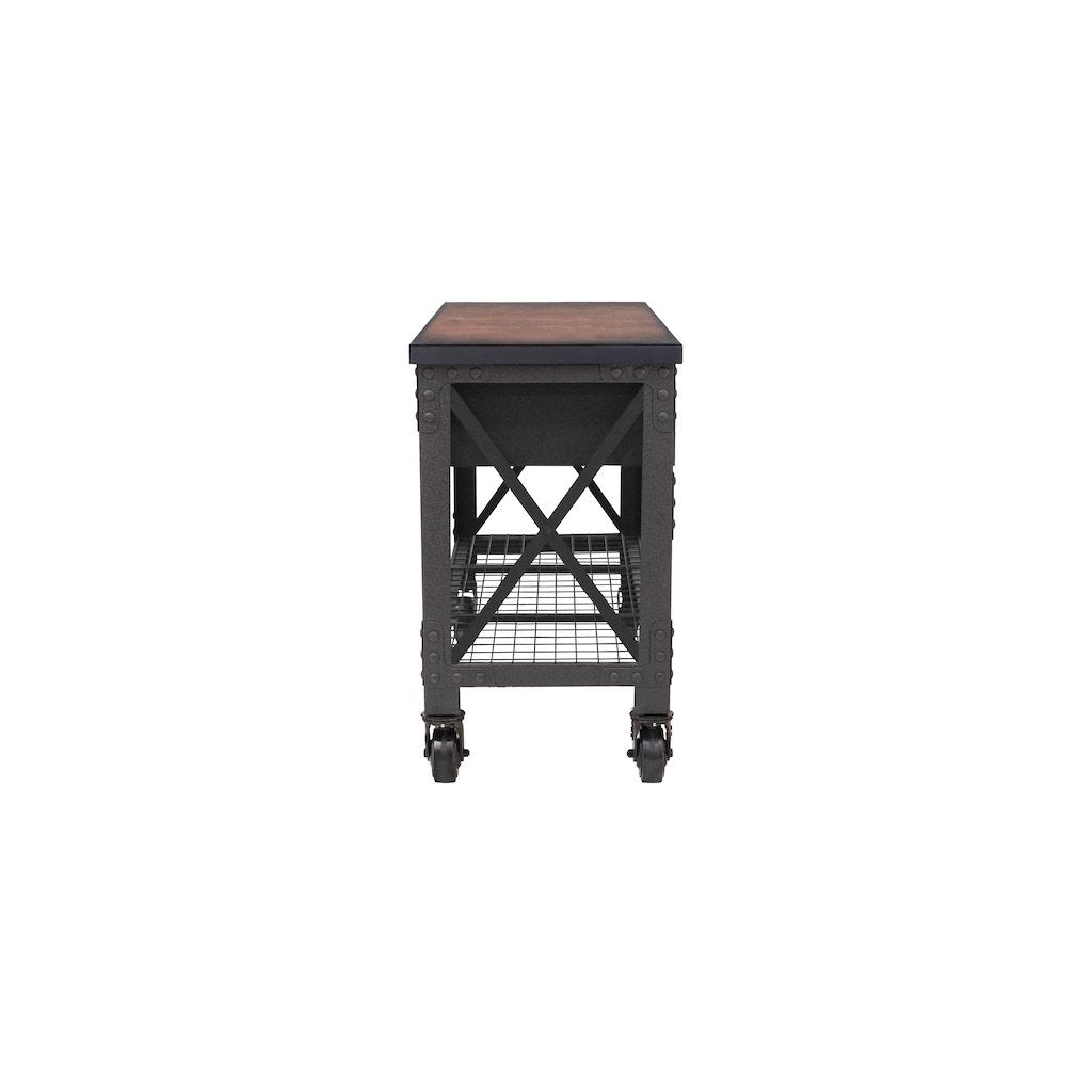Duramax garage storage Duramax Rolling Workbench Furniture 72 in. x 24 in. with 3 Drawers, for Home, Garage, Workshop