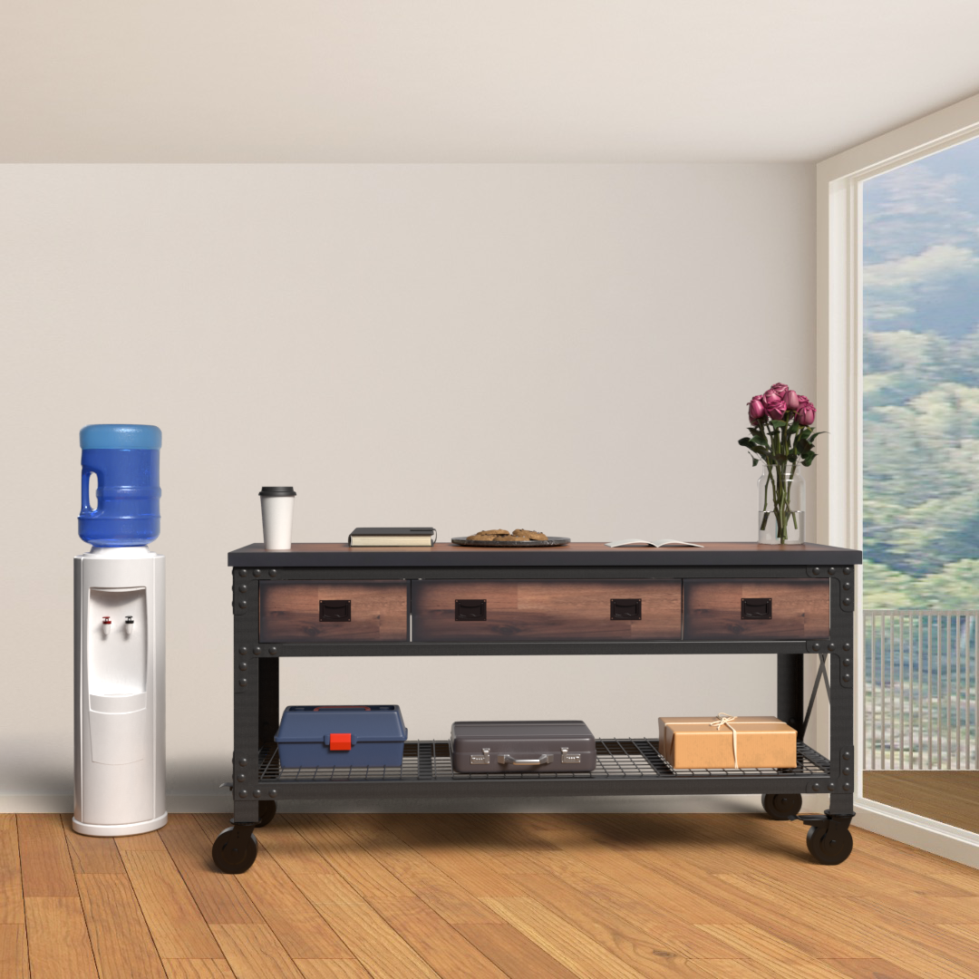 Duramax garage storage Duramax Rolling Workbench Furniture 72 in. x 24 in. with 3 Drawers, for Home, Garage, Workshop