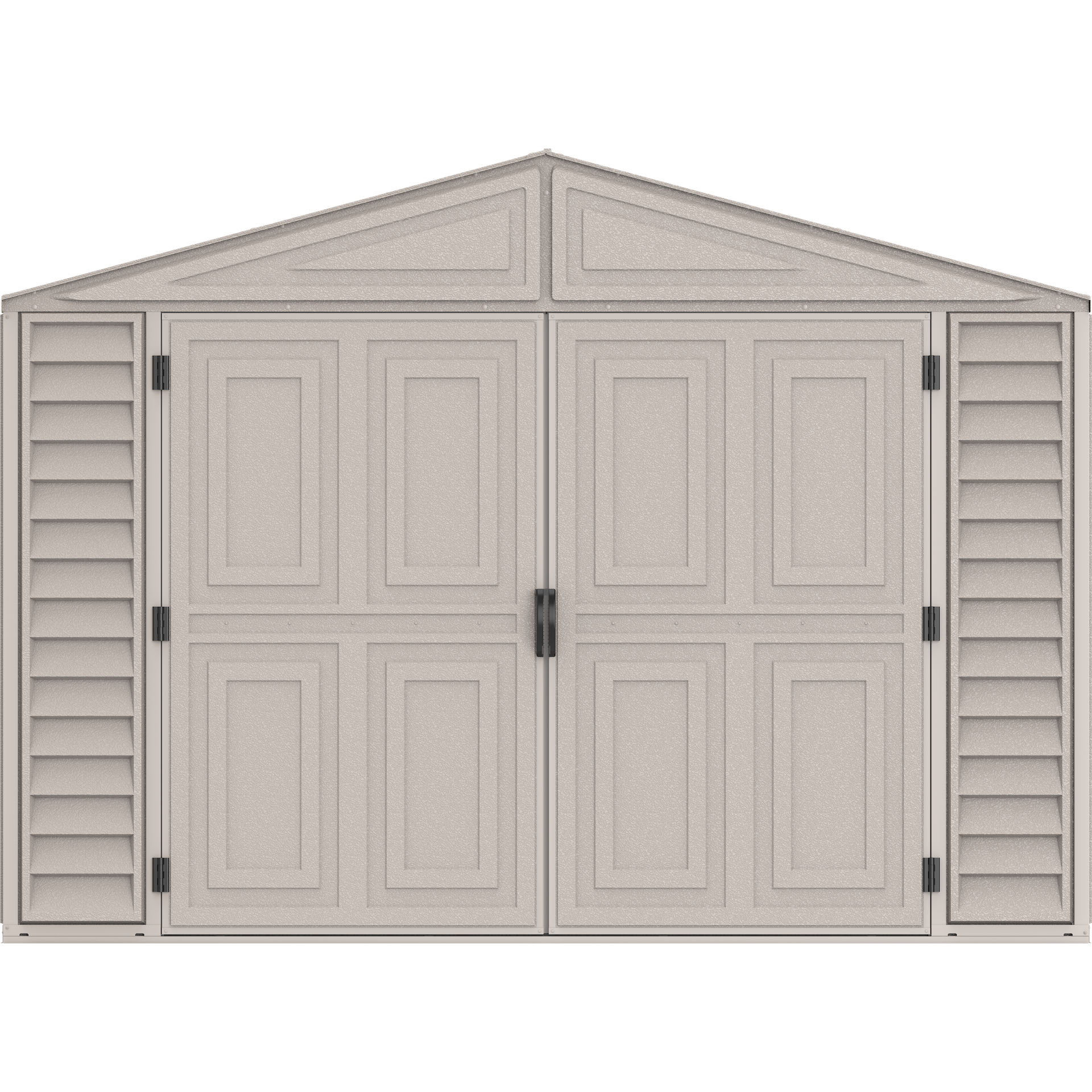 Duramax Garages Duramax 10.5ft x 15ft Vinyl Garage with Foundation Kit and Windows