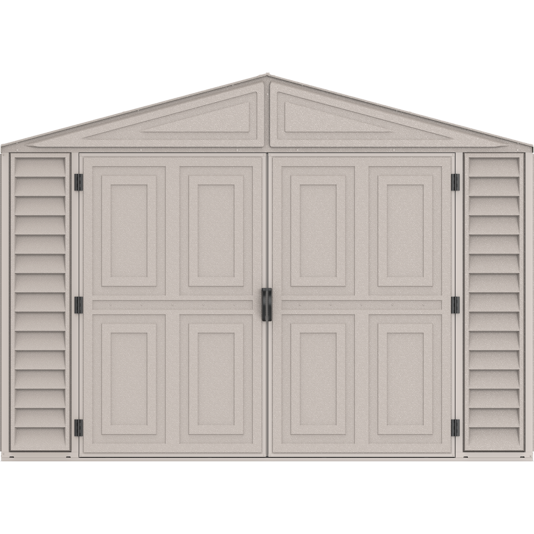 Duramax Garages Duramax 10.5ft x 15ft Vinyl Garage with Foundation Kit and Windows