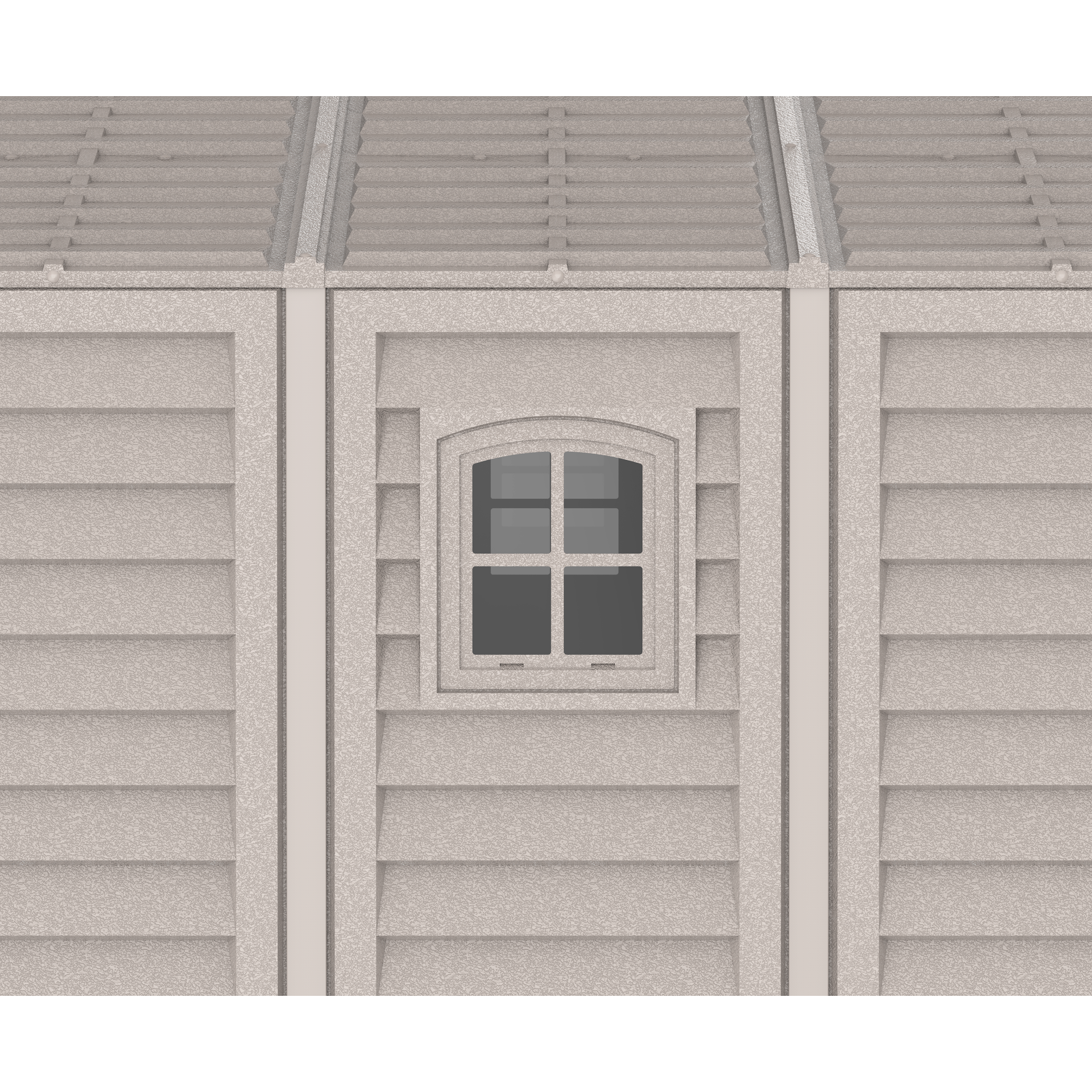 Duramax Garages Duramax 10.5ft x 15ft Vinyl Garage with Foundation Kit and Windows