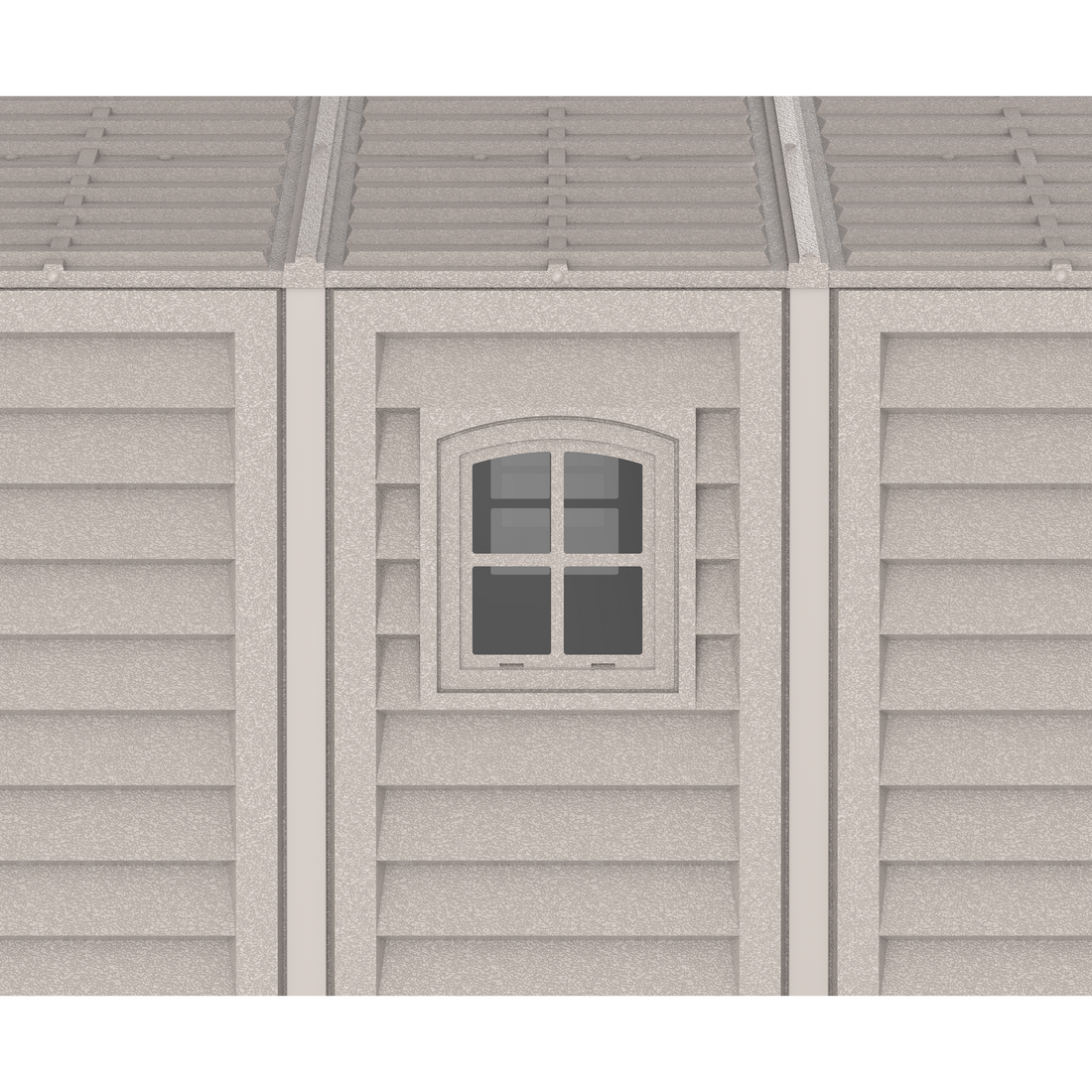 Duramax Garages Duramax 10.5ft x 15ft Vinyl Garage with Foundation Kit and Windows