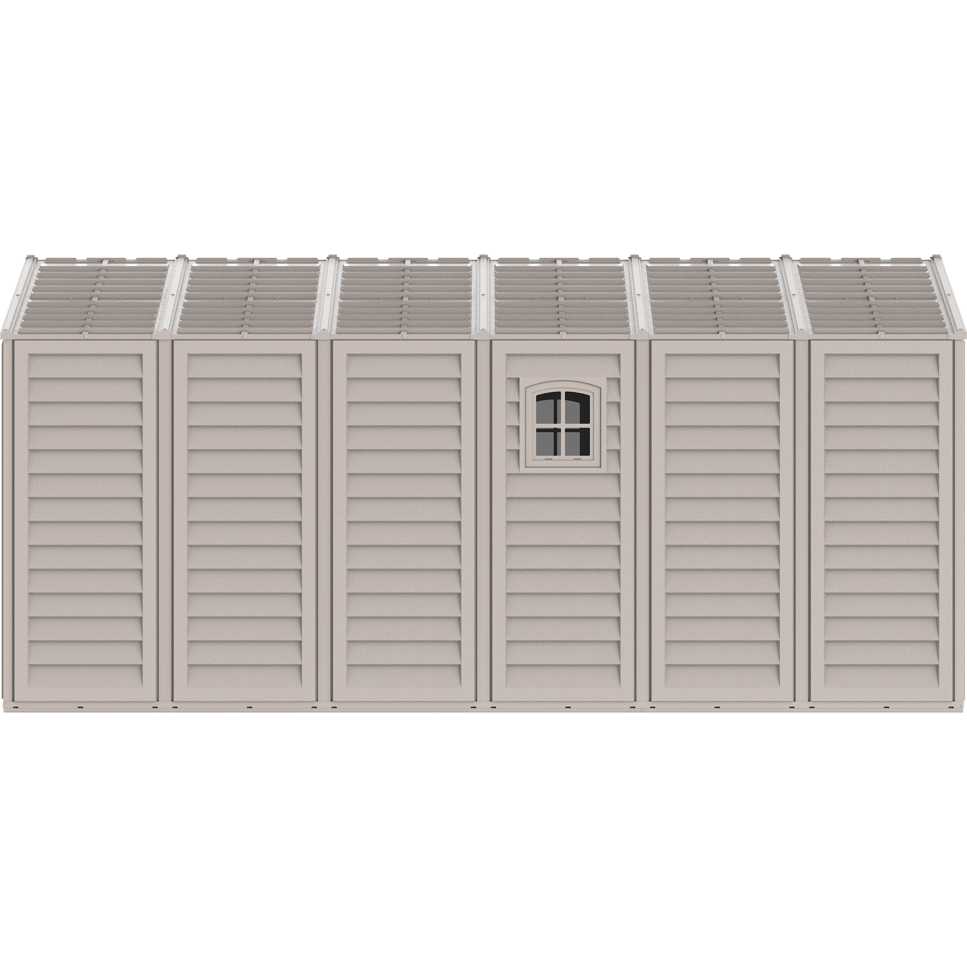 Duramax Garages Duramax 10.5ft x 15ft Vinyl Garage with Foundation Kit and Windows