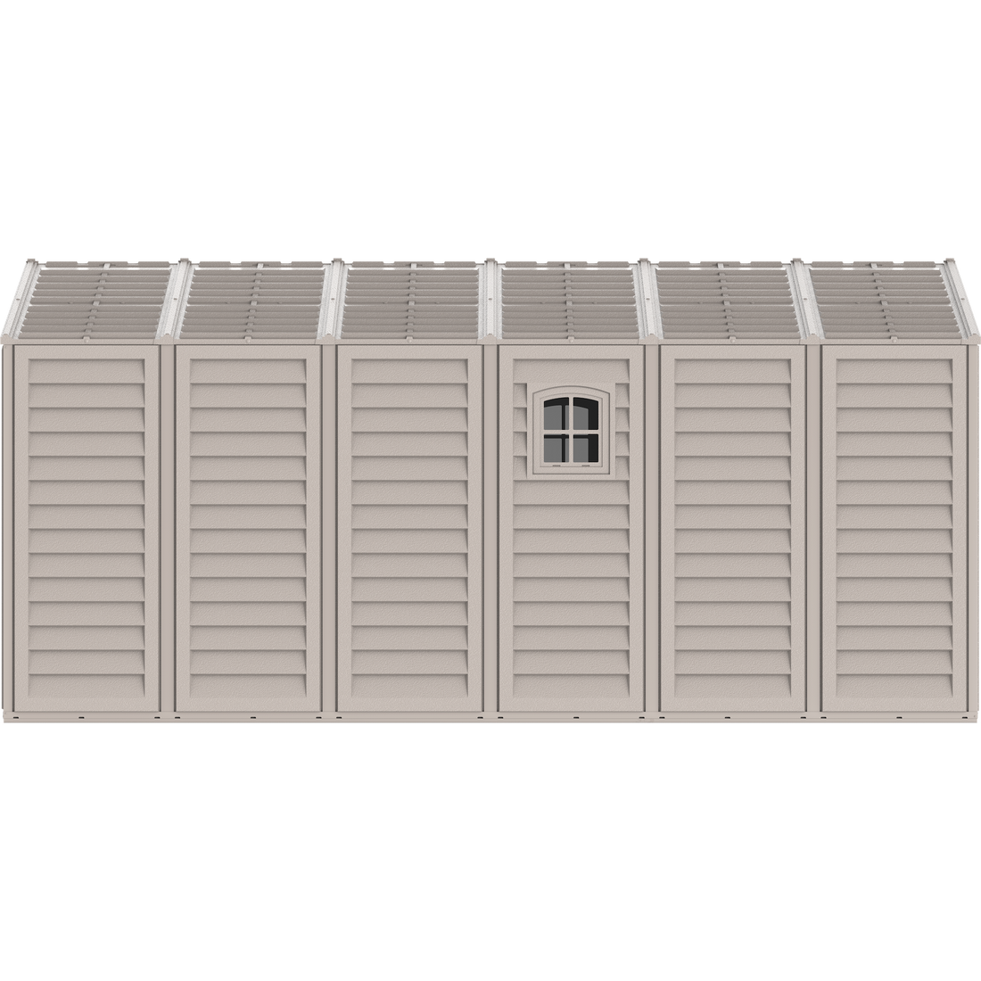 Duramax Garages Duramax 10.5ft x 15ft Vinyl Garage with Foundation Kit and Windows