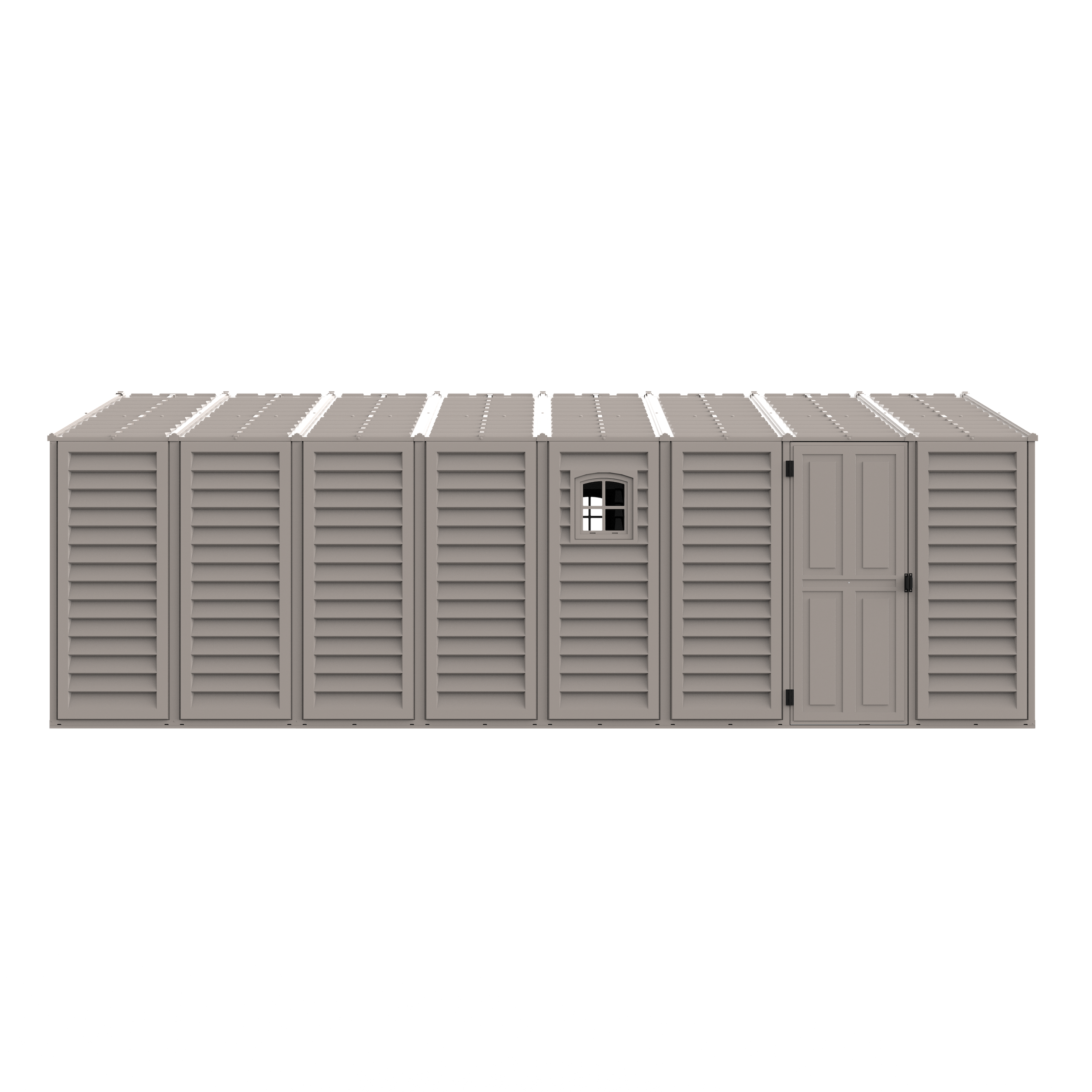 Duramax Garages DuraMax 10.5ft x 20.5ft w/ Vinyl Garage with Foundation Kit and windows