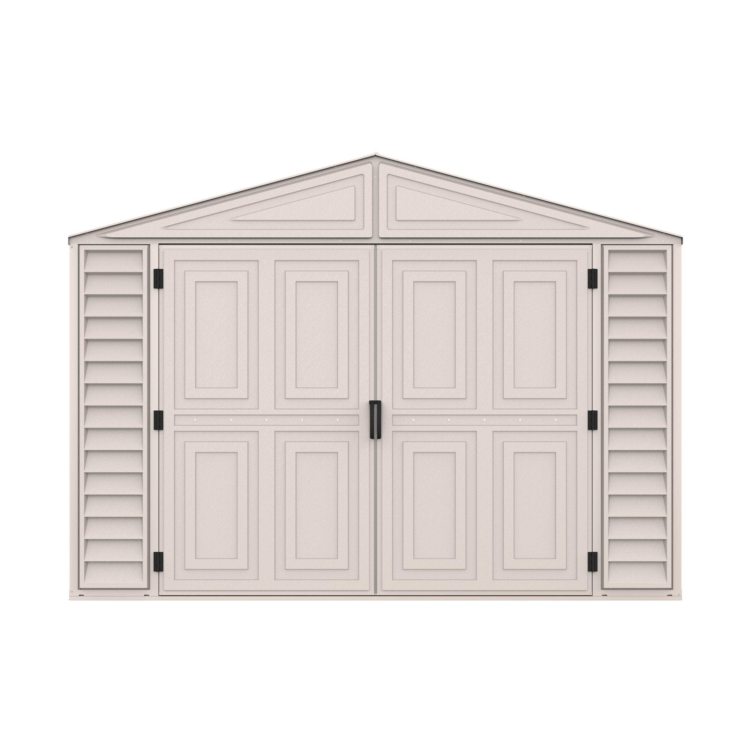 Duramax Garages DuraMax 10.5ft x 20.5ft w/ Vinyl Garage with Foundation Kit and windows