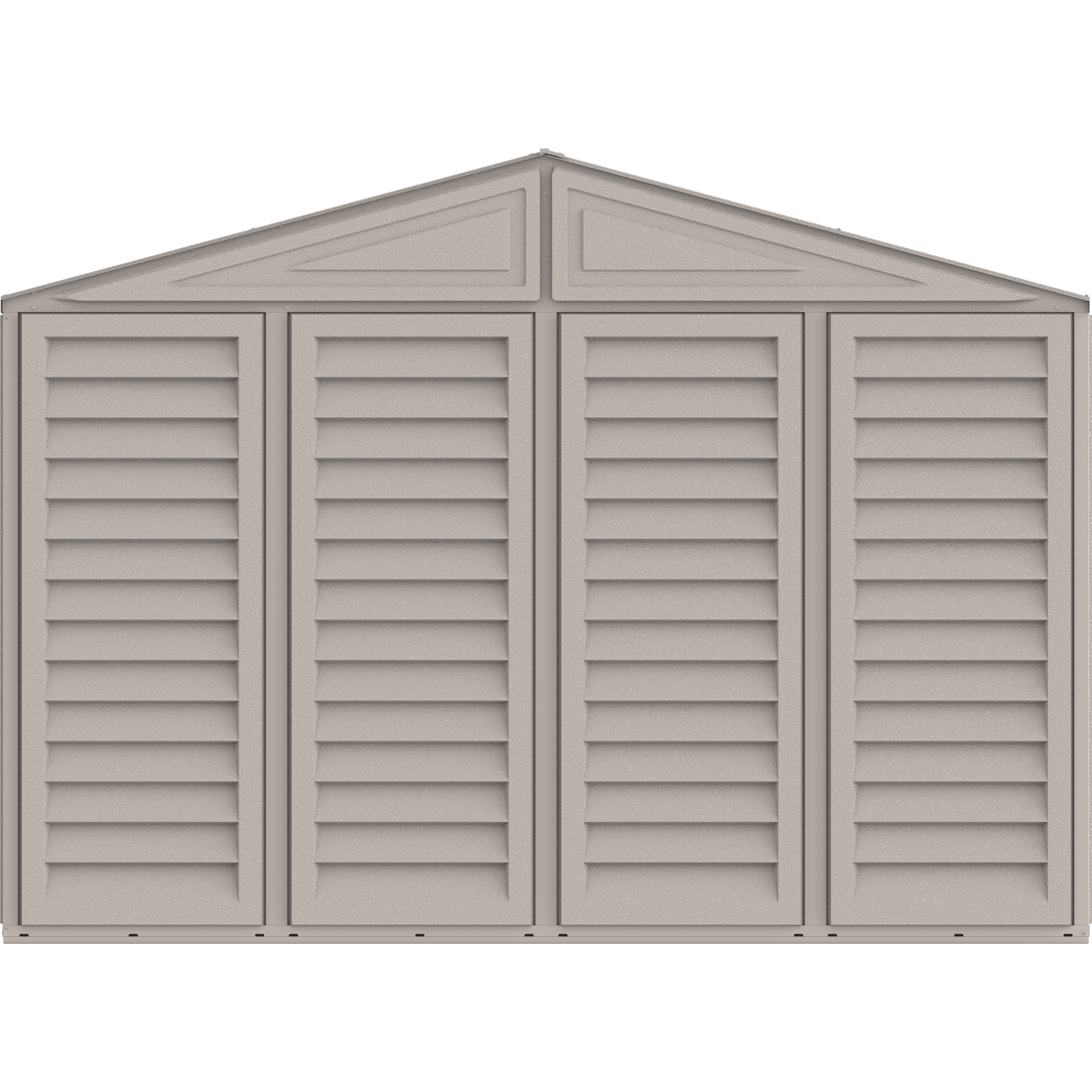 Duramax Garages DuraMax 10.5ft x 31ft Vinyl Garage with Foundation Kit and Windows