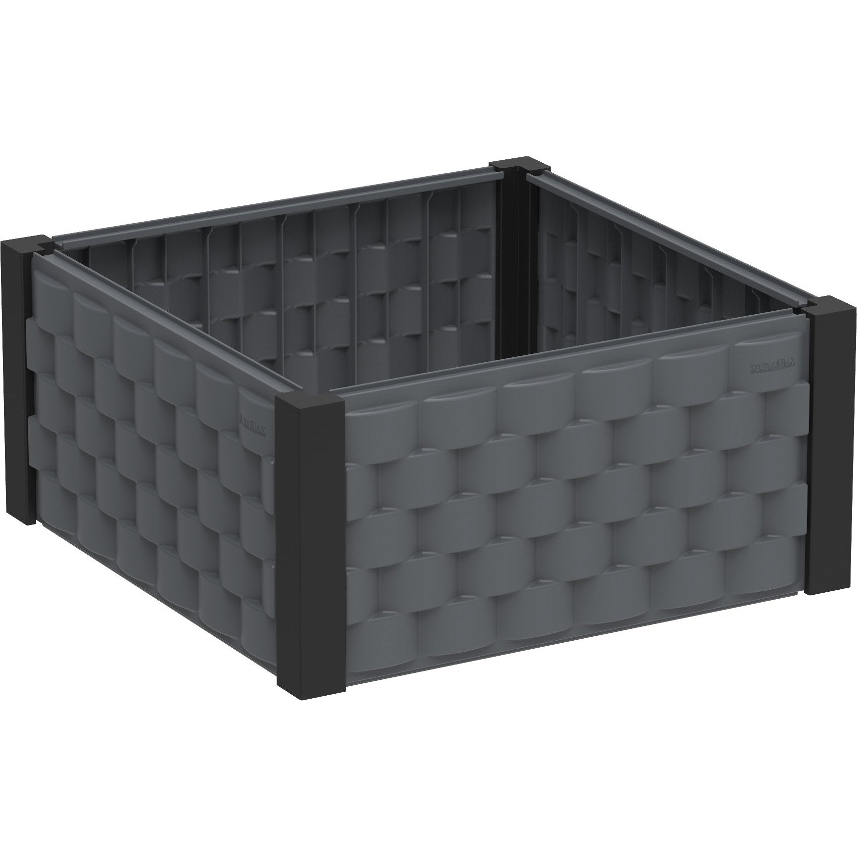 Duramax Garden Gray Duramax Garden Bed Square 2 Color Variants