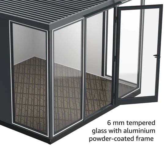 Duramax Insulated Buildings Duramax 10x10 Garden Glass Room