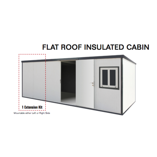 Duramax Insulated Buildings Flat Top Insulated Buildings 23 ft. W x 10 ft. D