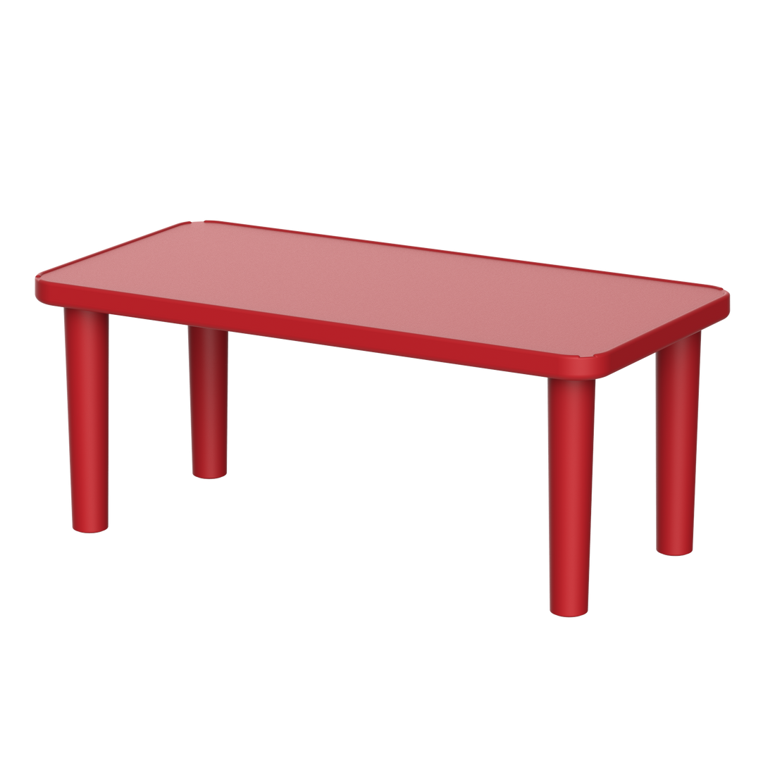 Duramax Kindergarten Table Duramax Kindergarten Table - Rectangle Red