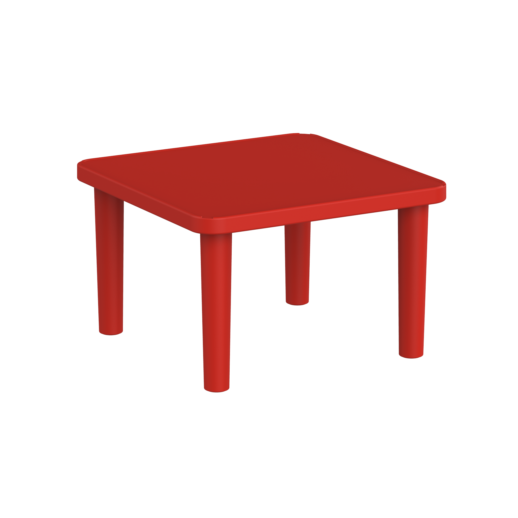 Duramax Kindergarten Table Red Duramax Kindergarten Table - Square