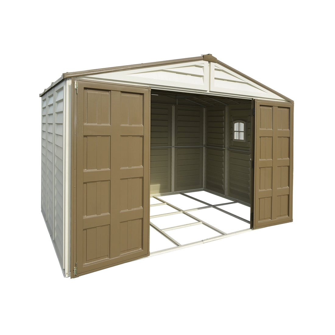 Duramax sheds DuraMax 10.5ft x 10.5 ft Woodbridge Plus w/ Foundation Kit & Window