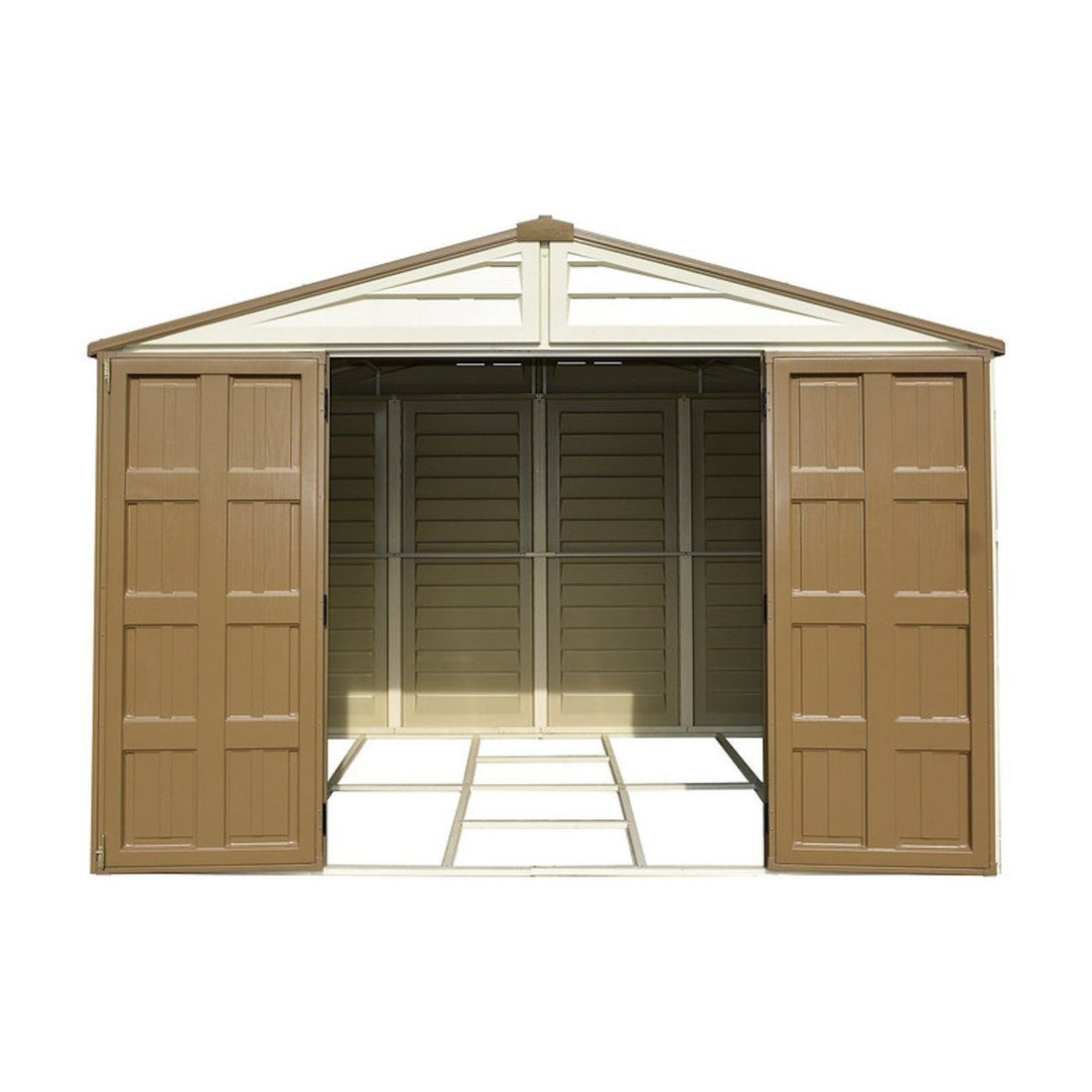 Duramax sheds DuraMax 10.5ft x 10.5 ft Woodbridge Plus w/ Foundation Kit & Window