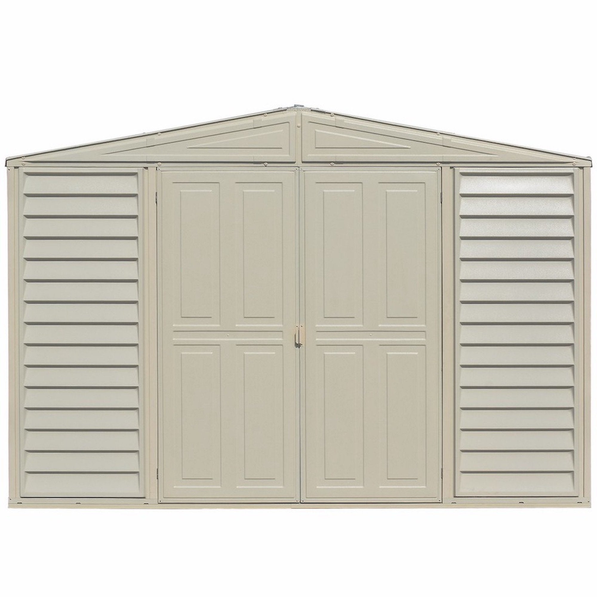 Duramax sheds DuraMax 10.5ft x 3ft SidePro Vinyl Shed with Foundation Kit