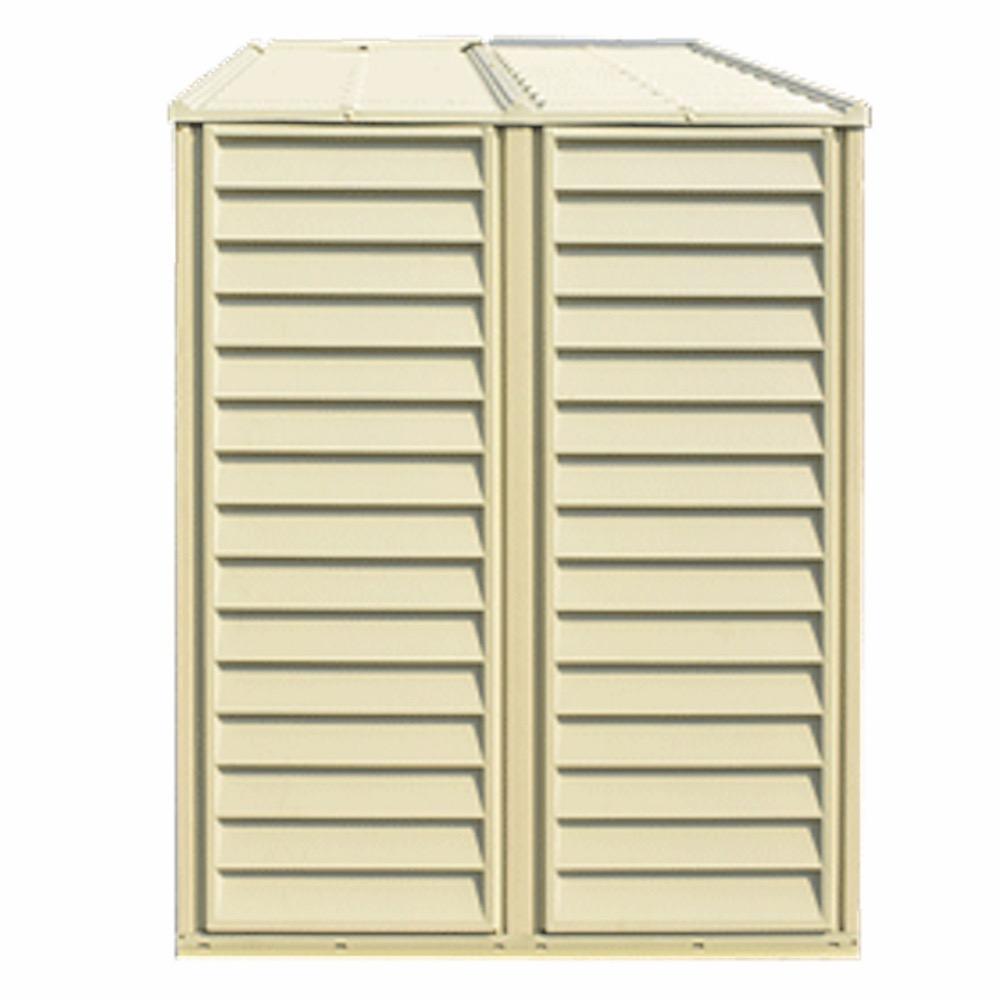 Duramax sheds DuraMax 10.5ft x 5ft Woodbridge Vinyl Shed with Foundation Kit