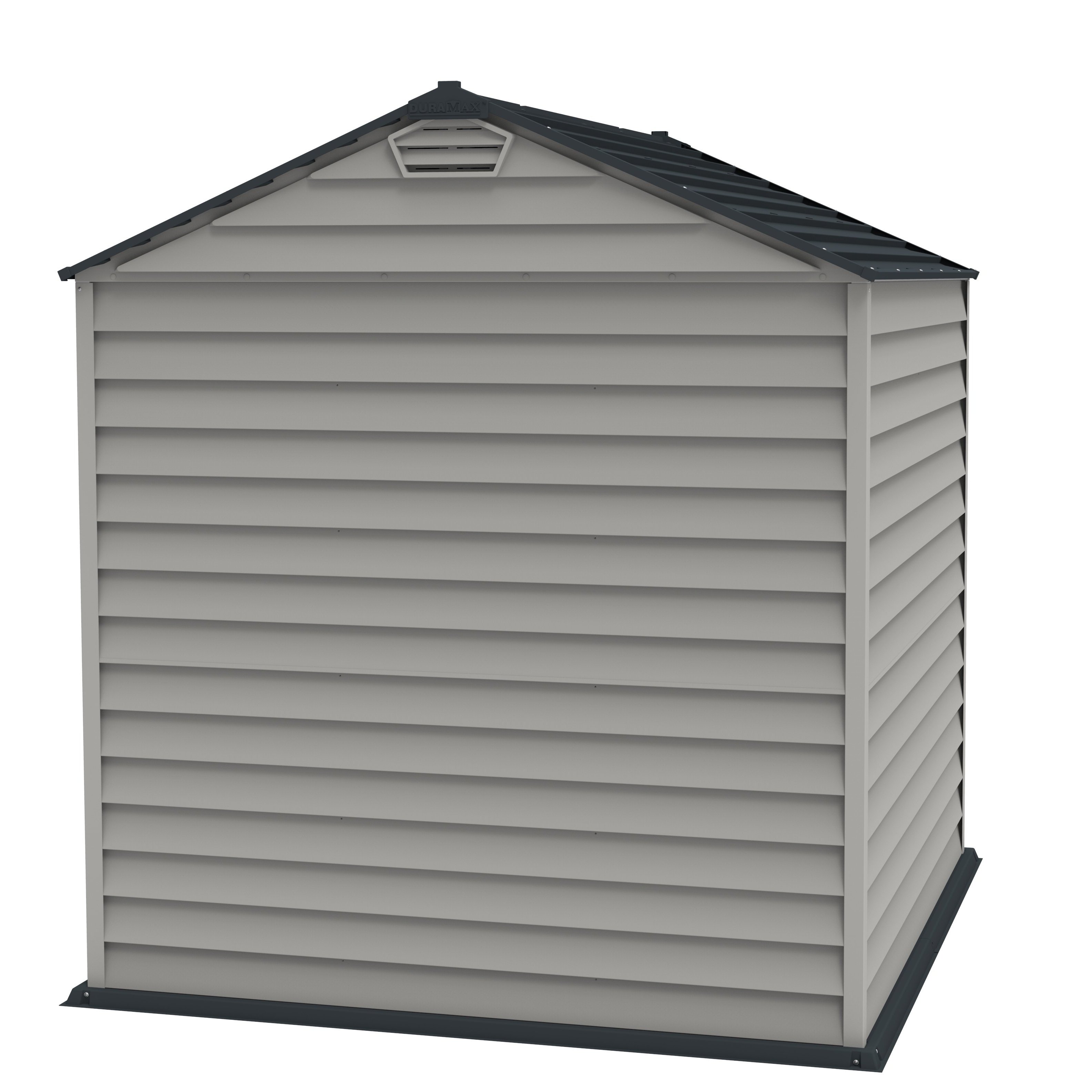 Duramax sheds DuraMax 7ft x 7ft StoreMax Plus Vinyl Shed with Molded Floor
