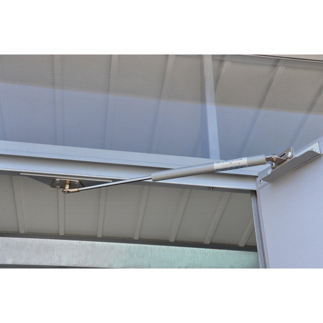 Duramax sheds Duramax 8ft x 6ft Palladium Premier Metal Shed Light Gray