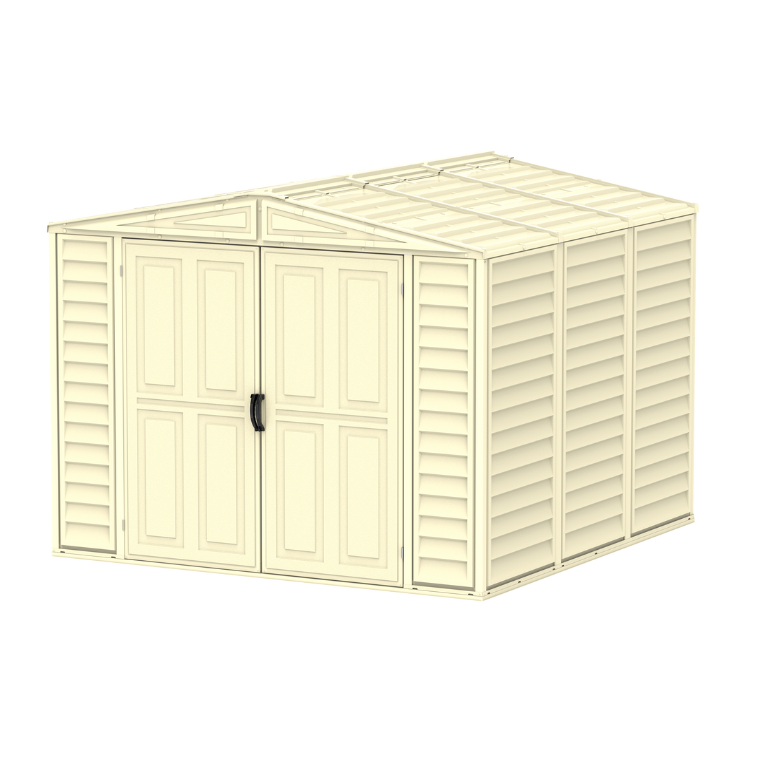 Duramax sheds Duramax 8ft x 8ft Duramate Vinyl Shed with Foundation Kit