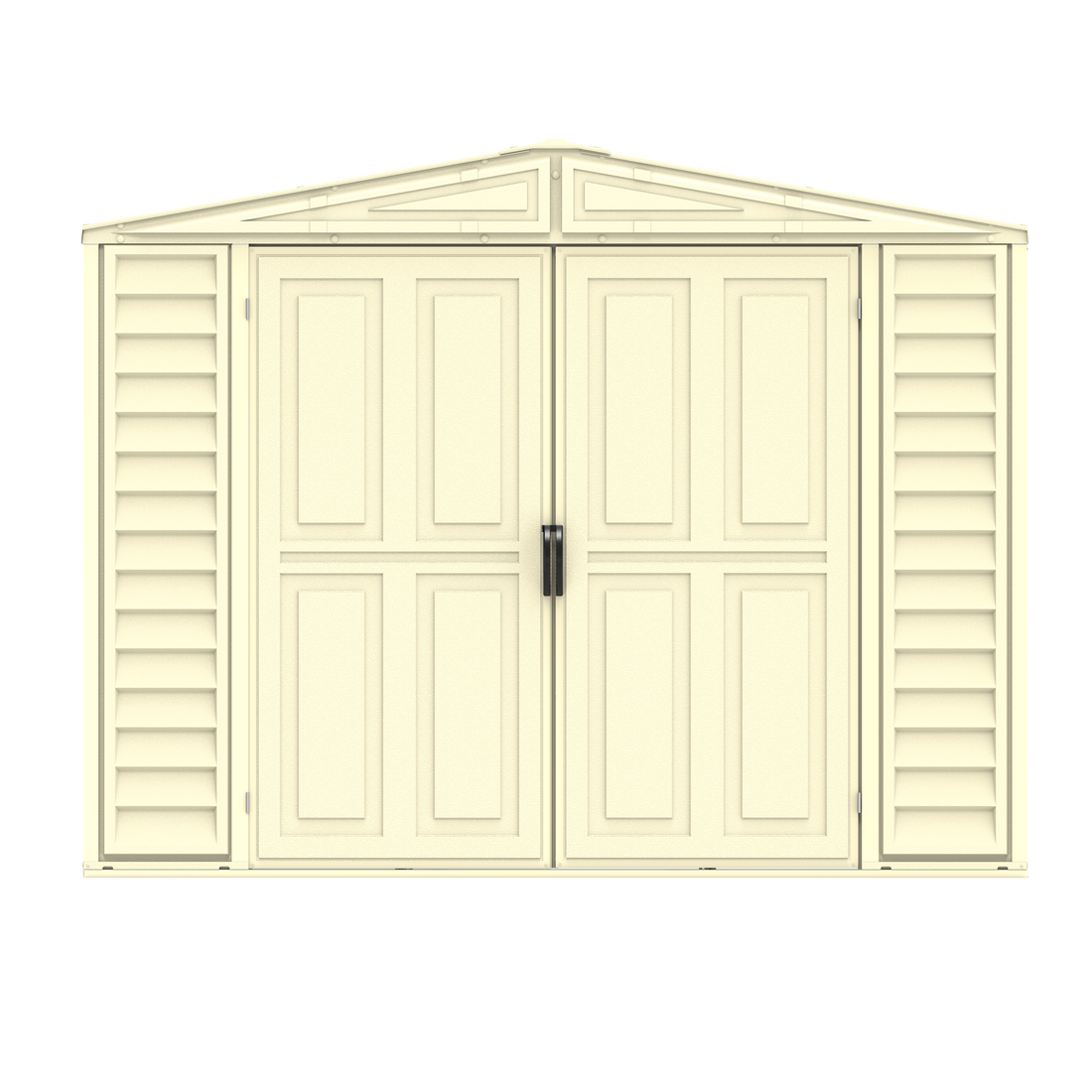 Duramax sheds Duramax 8ft x 8ft Duramate Vinyl Shed with Foundation Kit
