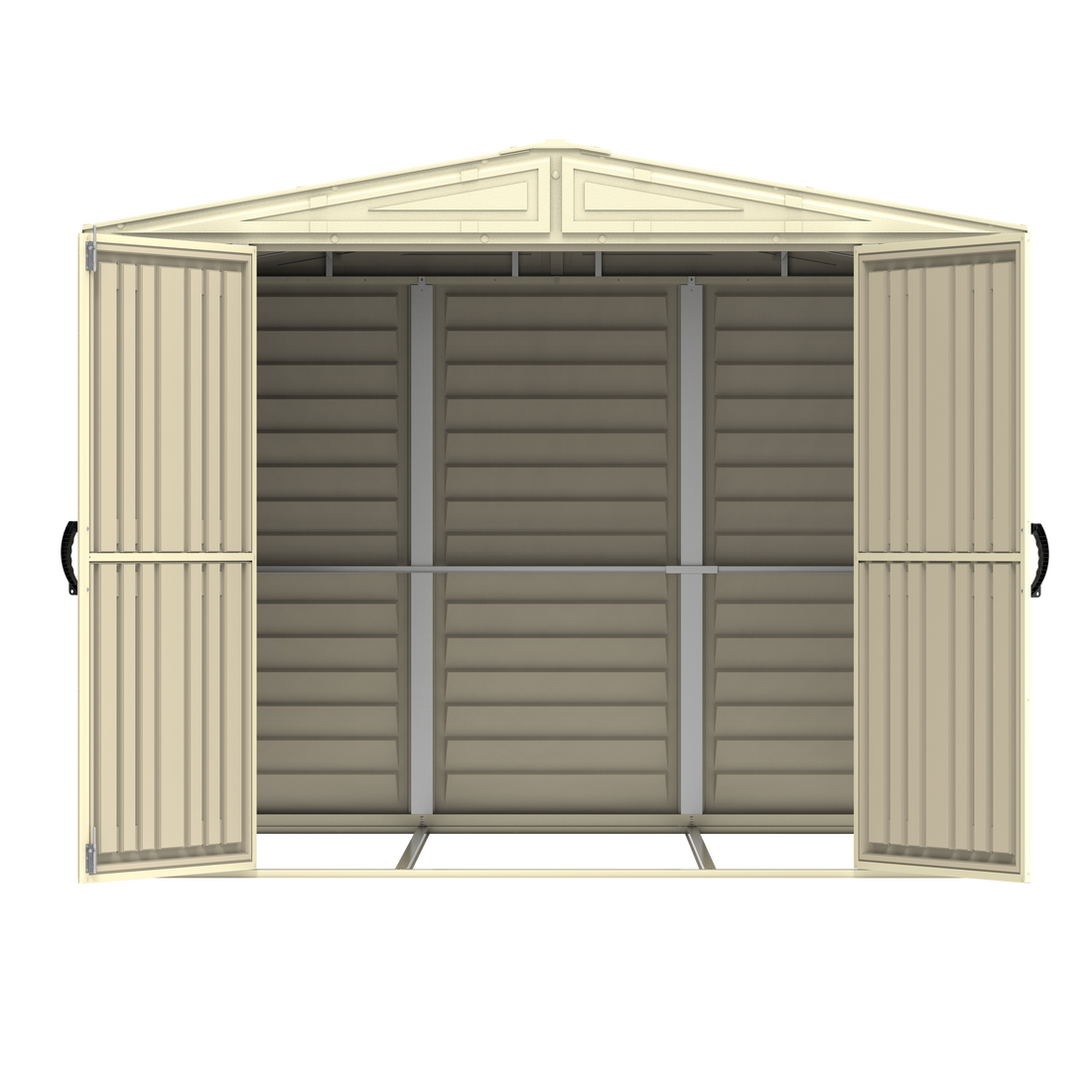 Duramax sheds Duramax 8ft x 8ft Duramate Vinyl Shed with Foundation Kit