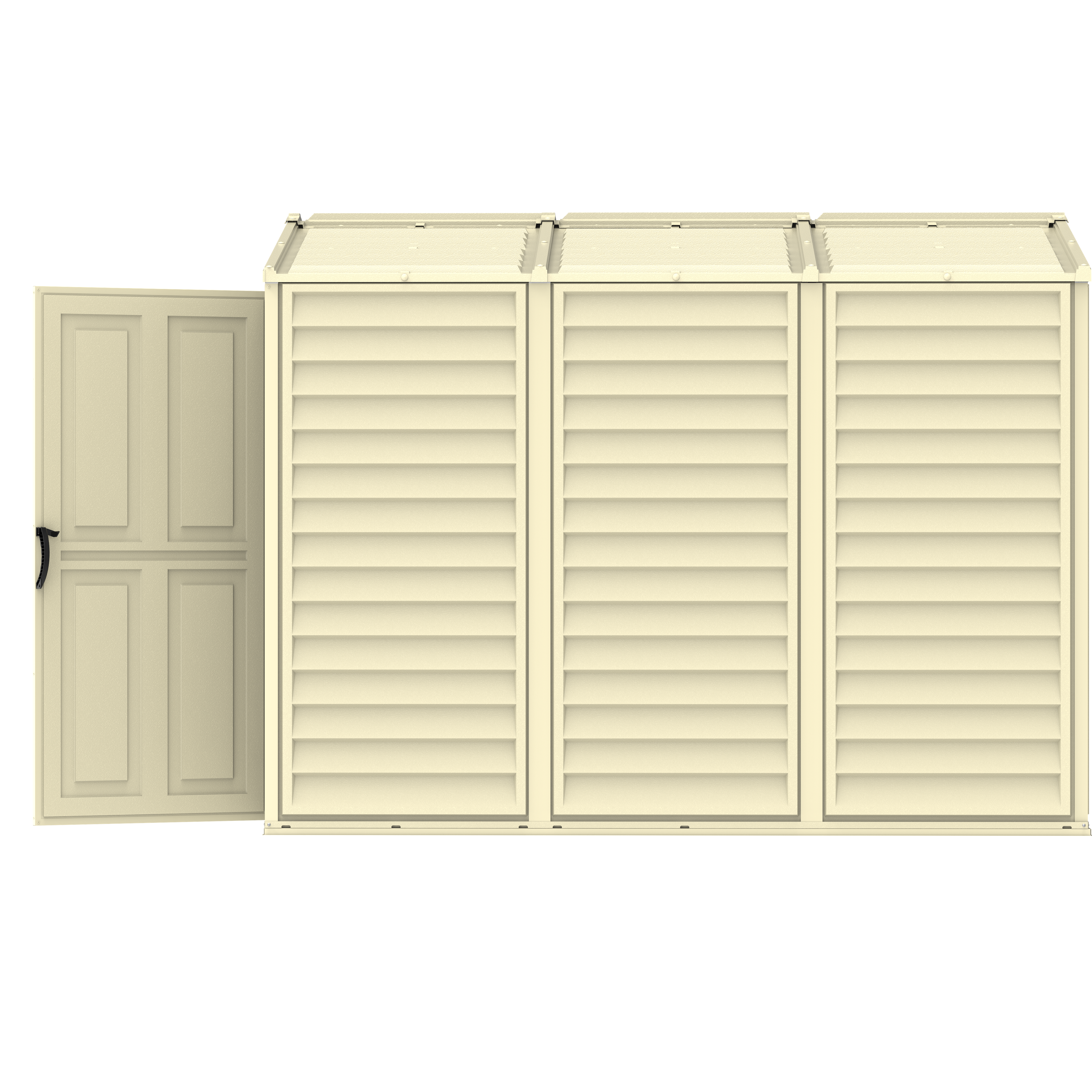 Duramax sheds Duramax 8ft x 8ft Duramate Vinyl Shed with Foundation Kit