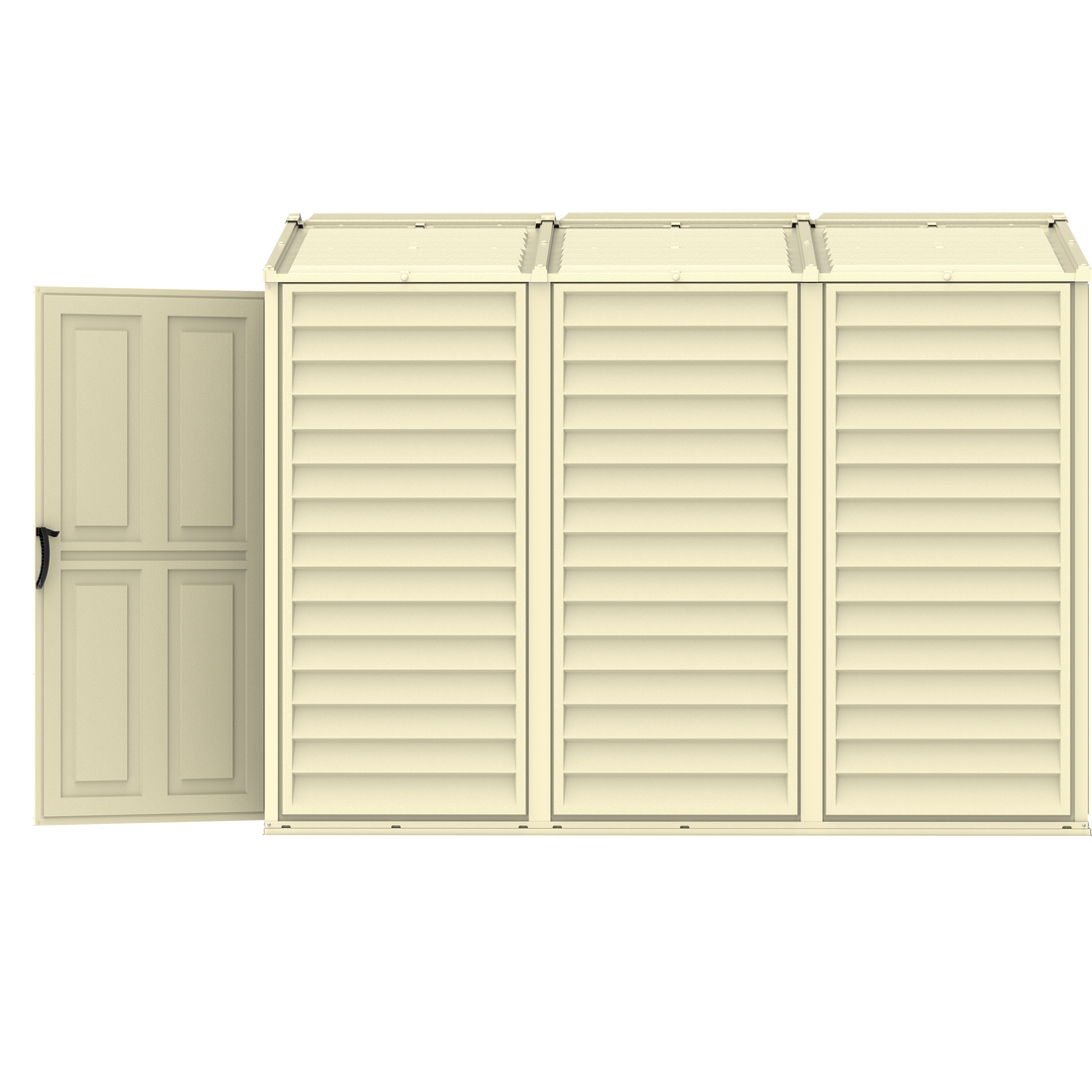 Duramax sheds Duramax 8ft x 8ft Duramate Vinyl Shed with Foundation Kit
