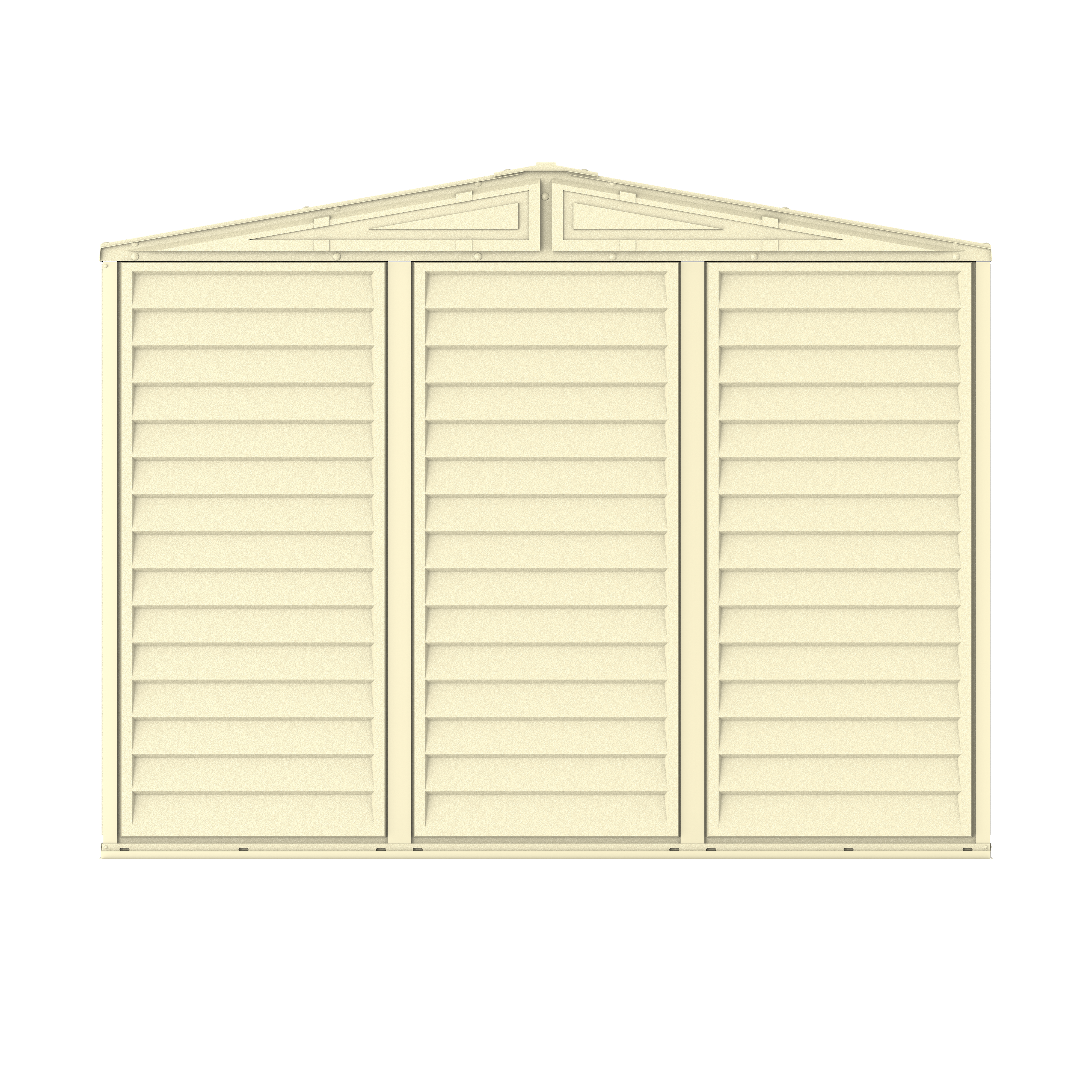 Duramax sheds Duramax 8ft x 8ft Duramate Vinyl Shed with Foundation Kit
