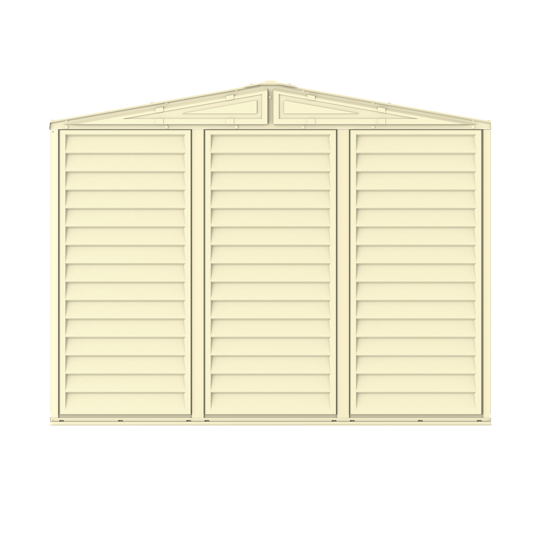 Duramax sheds Duramax 8ft x 8ft Duramate Vinyl Shed with Foundation Kit