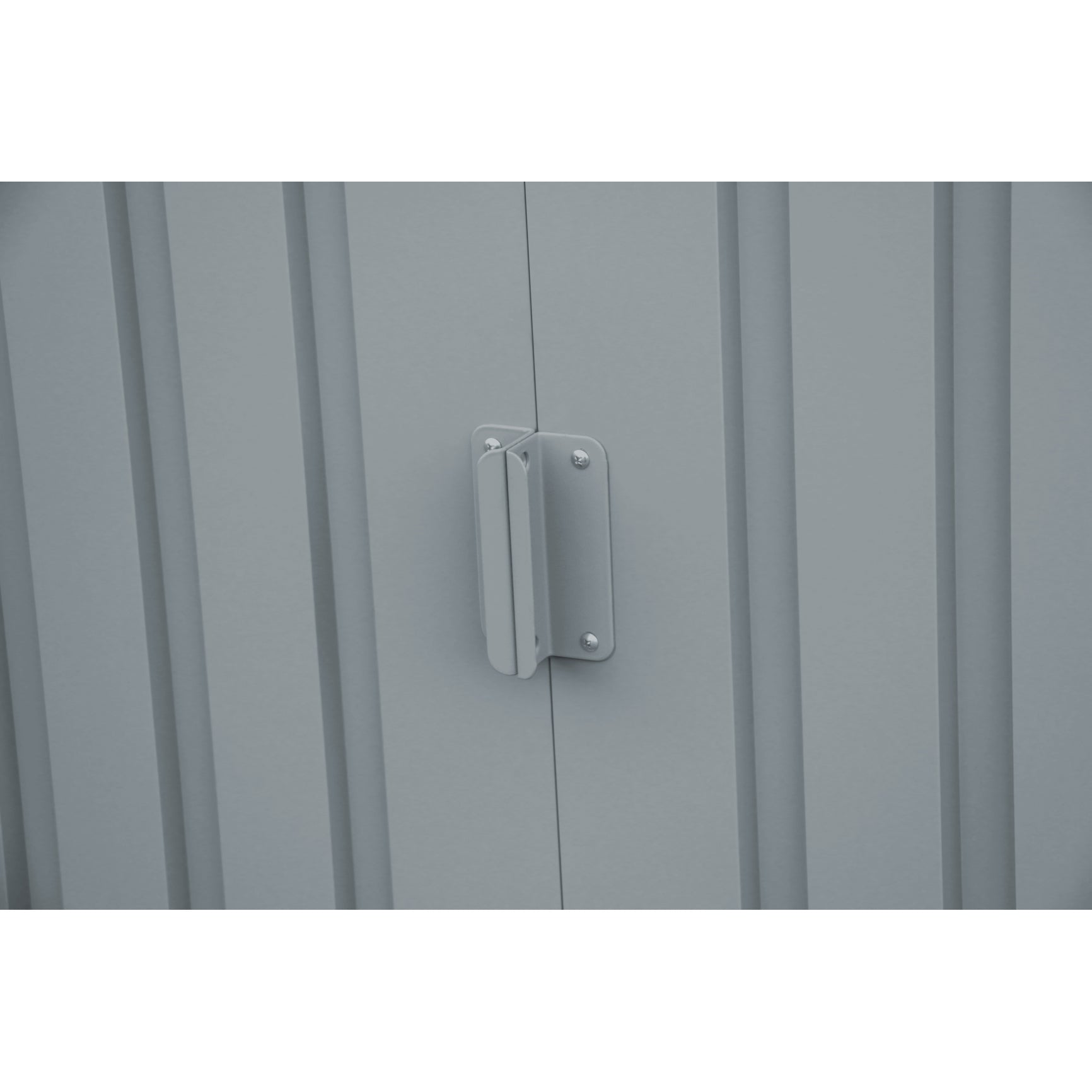 Duramax sheds Duramax TOP Pent Roof Skylight 8 x 6 Metal Shed - Light Gray