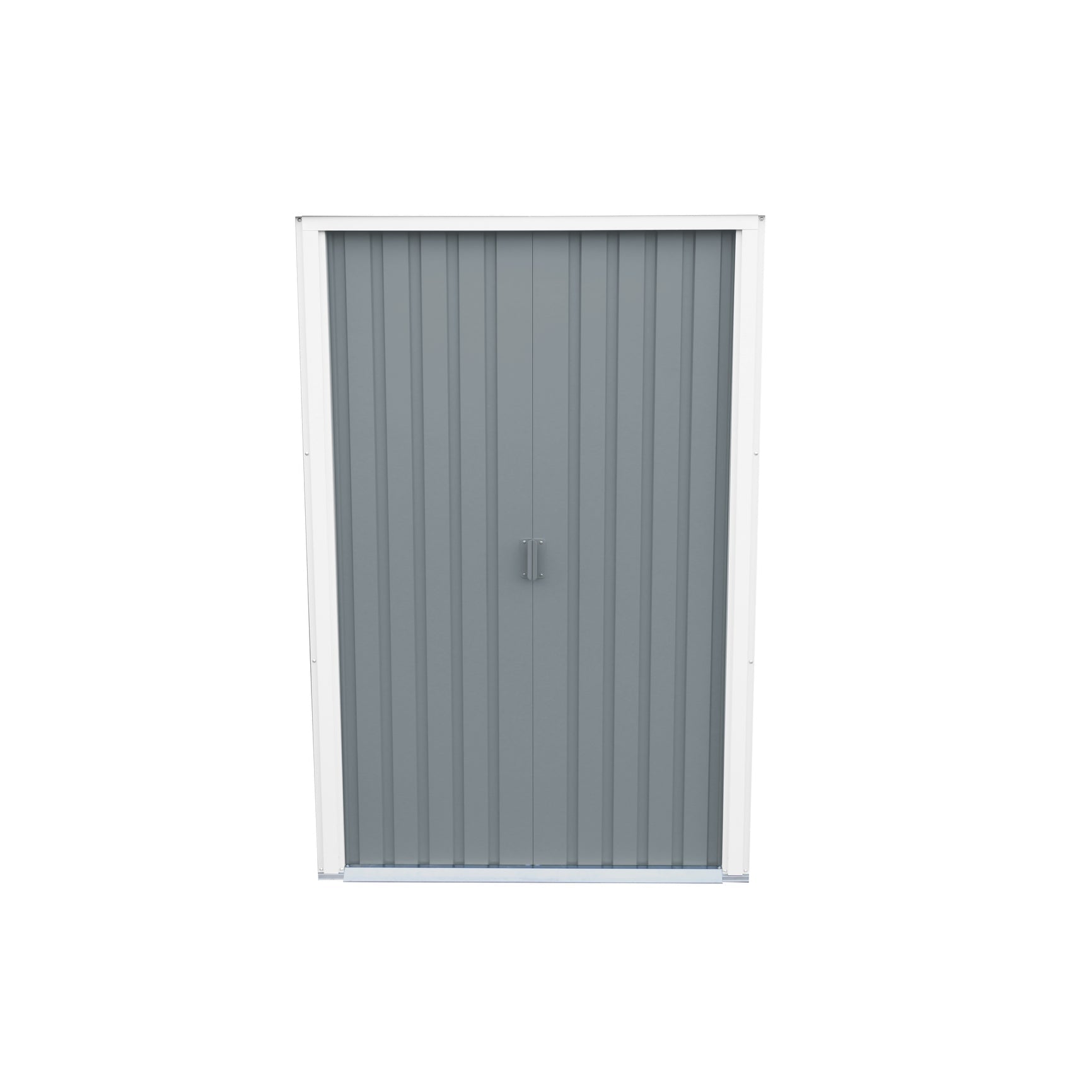 Duramax sheds Duramax TOP Pent Roof Skylight 8 x 6 Metal Shed - Light Gray