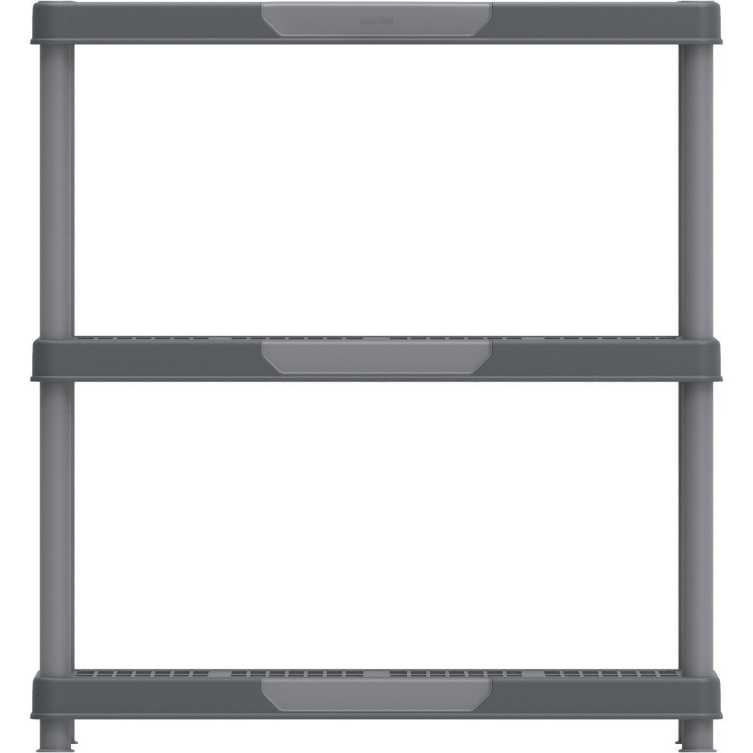 Duramax Shelving Racks Duramax Plastic Heavy Duty Multipurpose Freestanding 3 Tier Shelving Unit