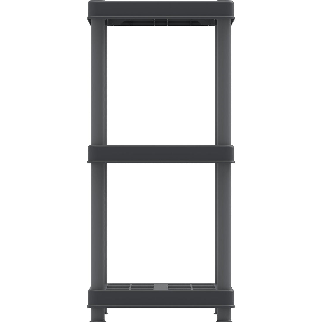 Duramax Shelving Racks Duramax Plastic Heavy Duty Multipurpose Freestanding 3 Tier Shelving Unit