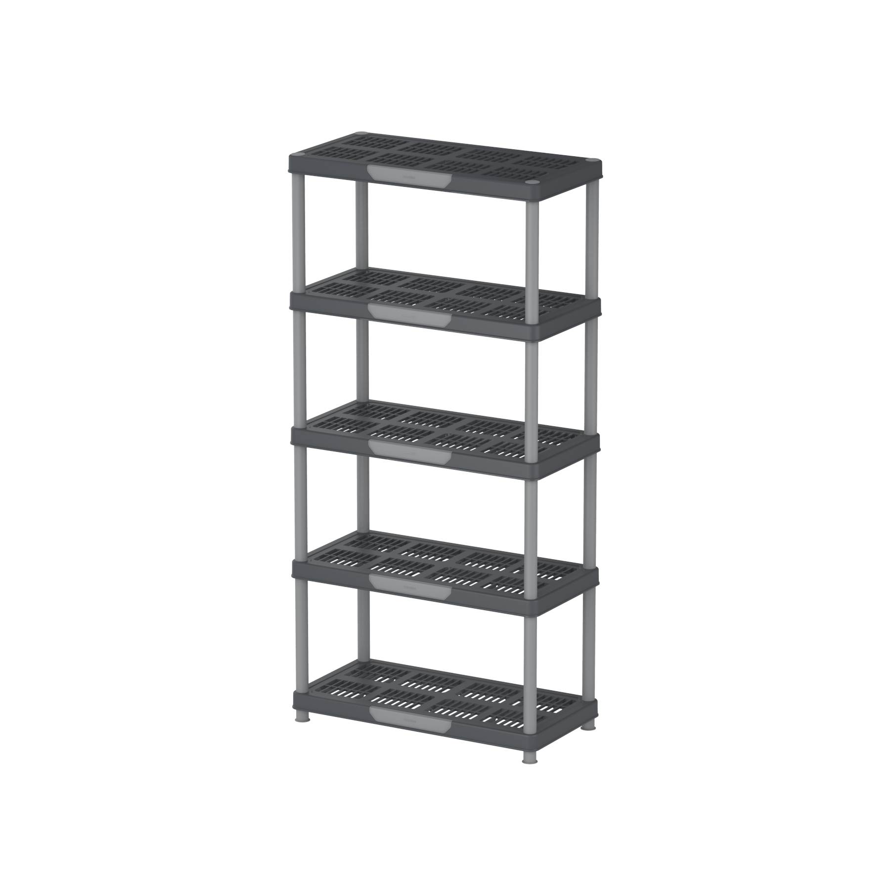 Duramax Shelving Racks Duramax Plastic Heavy Duty Multipurpose Freestanding Duramax 5 Tier Shelving Rack