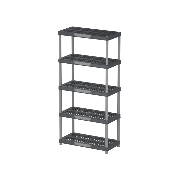Duramax Shelving Racks Duramax Plastic Heavy Duty Multipurpose Freestanding Duramax 5 Tier Shelving Rack