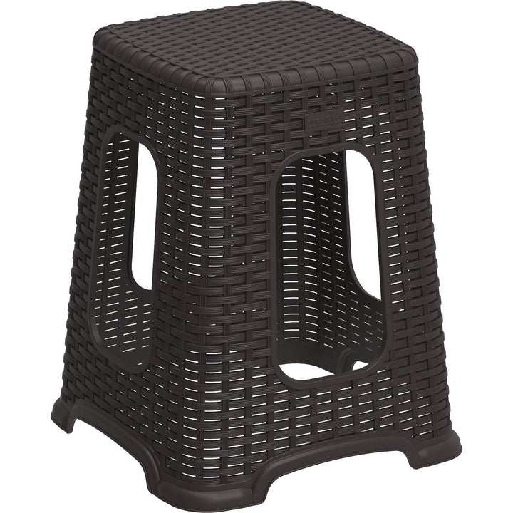 Duramax Step Stool Duramax Rattan High Stool 18” Brown