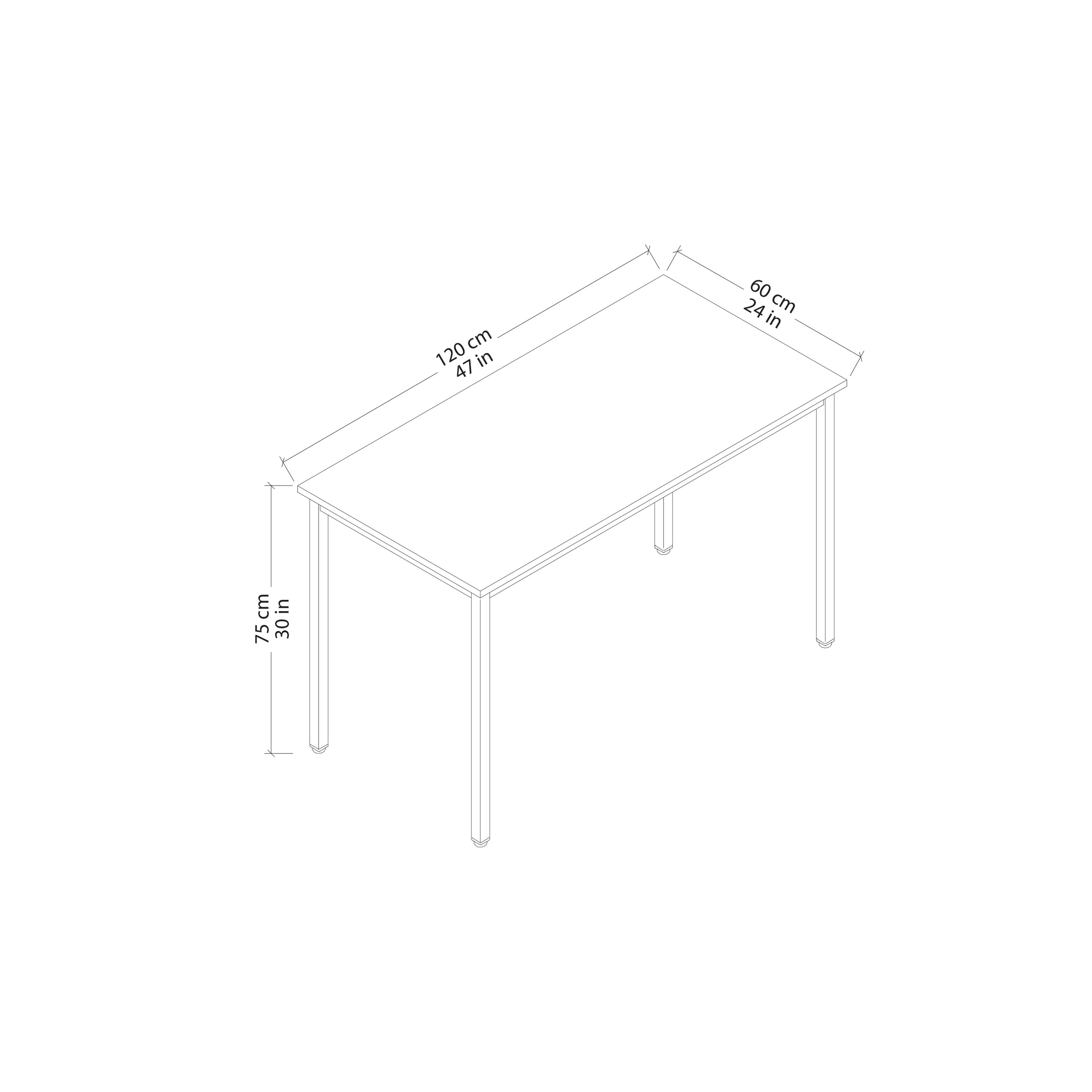 Duramax Tables DuraMax Walnut Atlas Desk