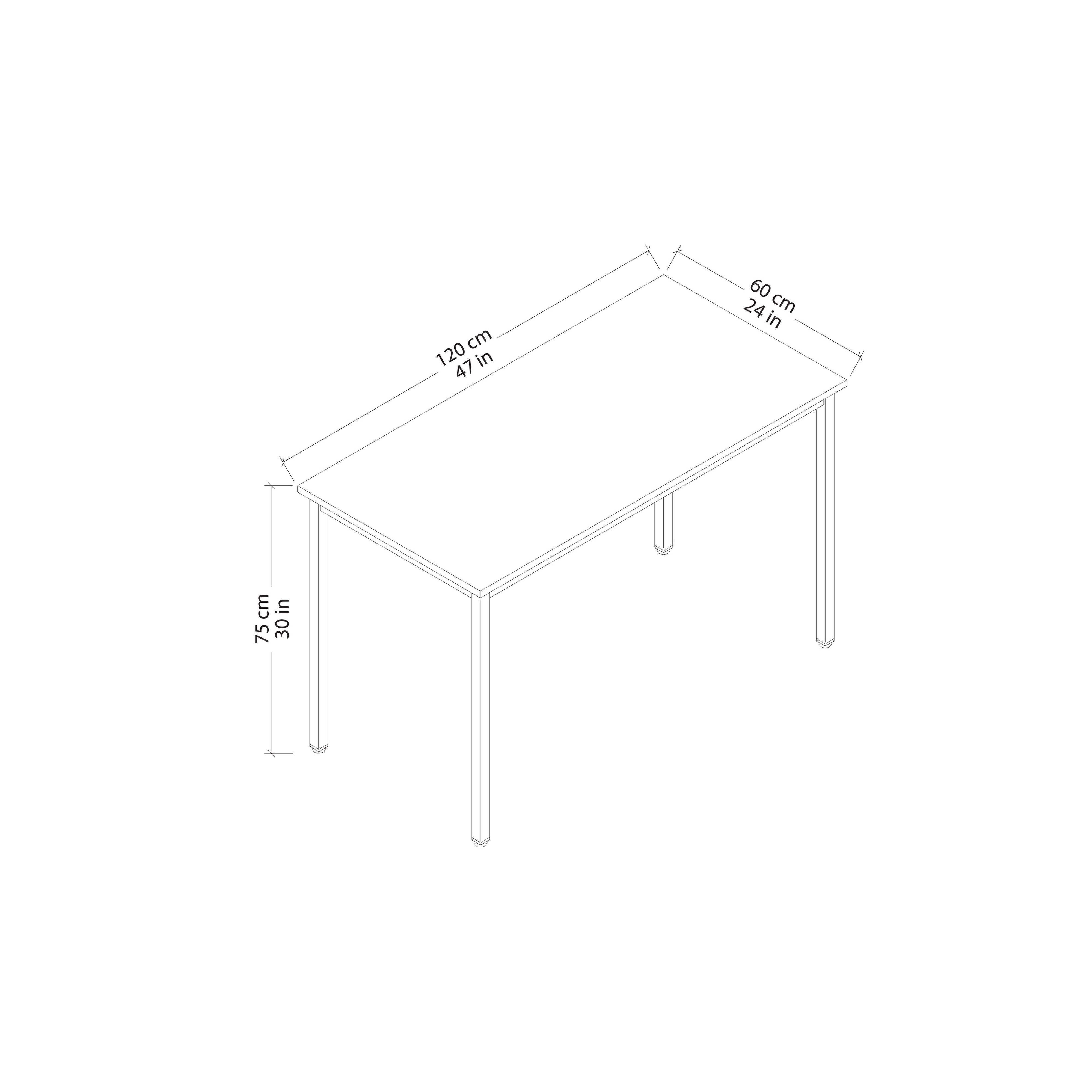 Duramax Tables DuraMax White Atlas Desk