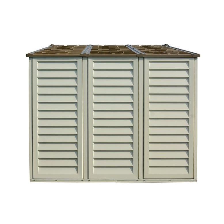 Duramax Vinyl Sheds DuraMax 10.5 ft x 8ft Woodbridge Plus Shed w/ Foundation Kit & Window