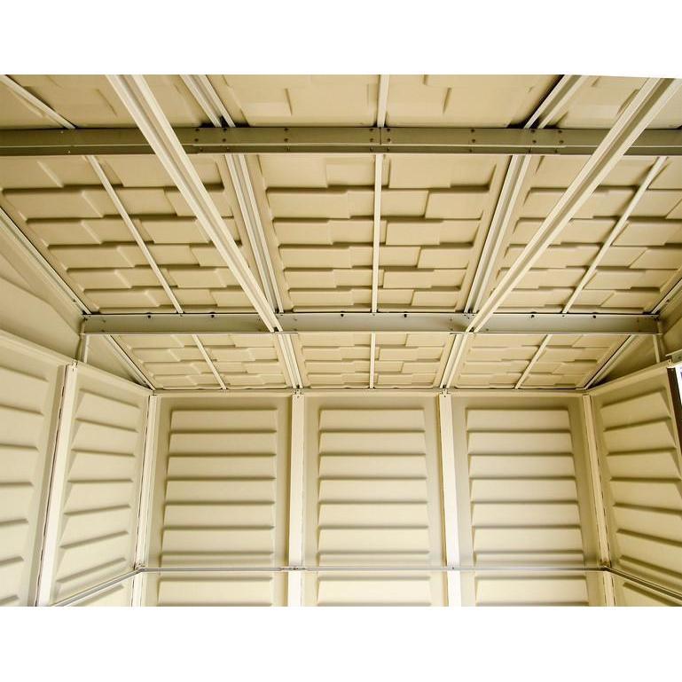 Duramax Vinyl Sheds DuraMax 10.5 ft x 8ft Woodbridge Plus Shed w/ Foundation Kit & Window