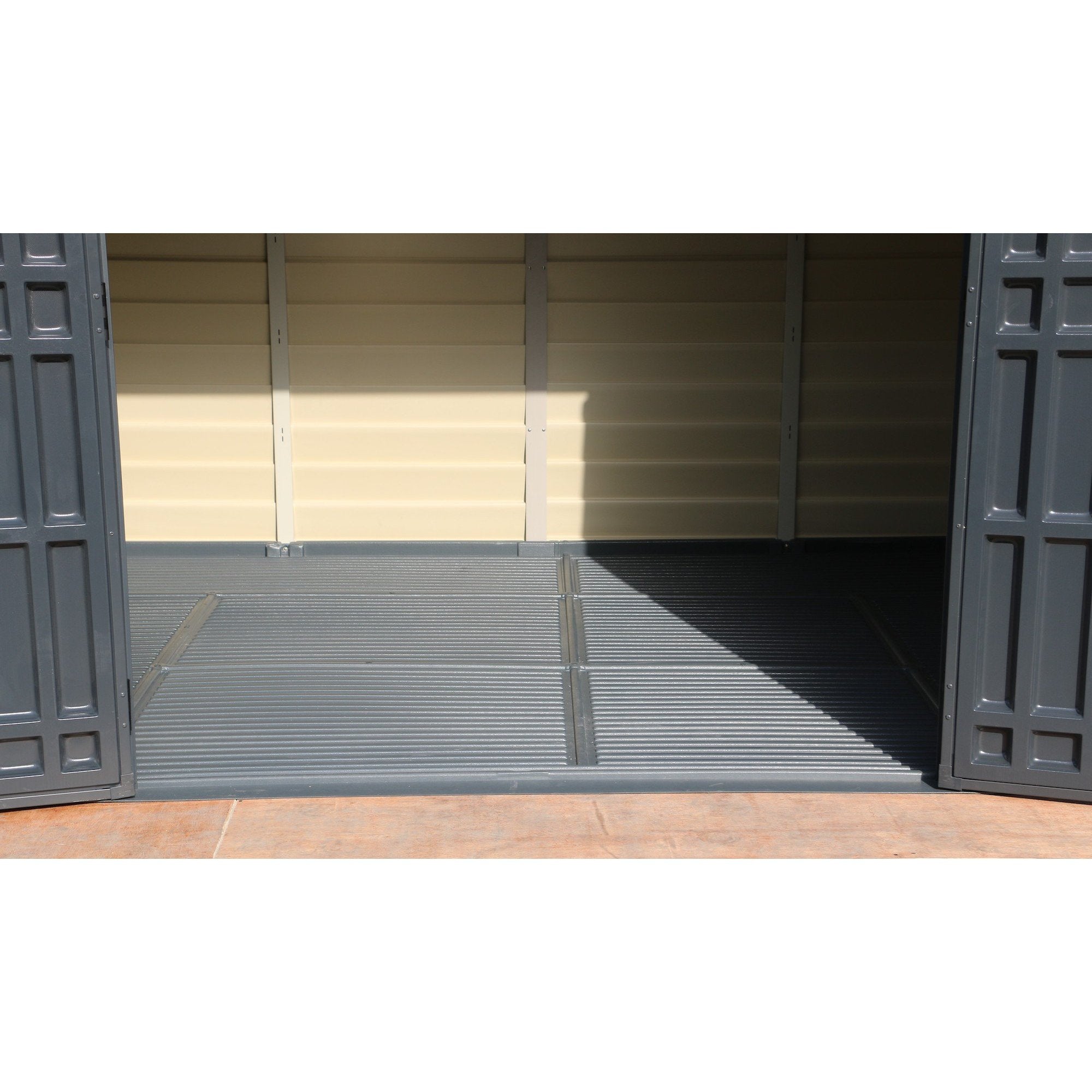 Duramax Vinyl Sheds DuraMax StoreMax Plus 10.5x8 Ft with Molded Floor
