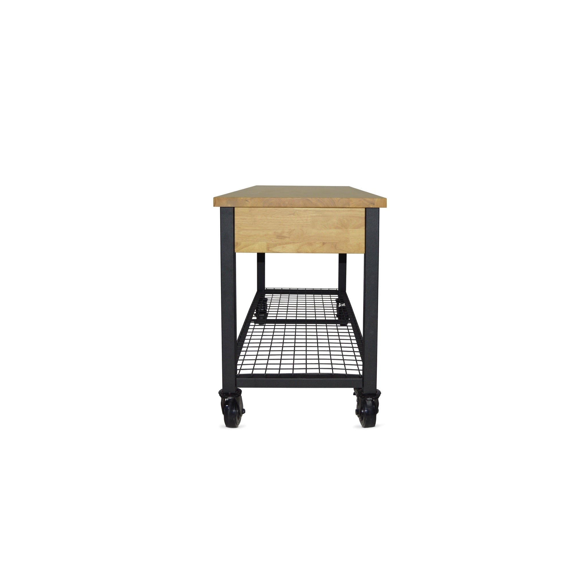 Duramax Work Desk Rove 62" Industrial Metal & Wood Workbench