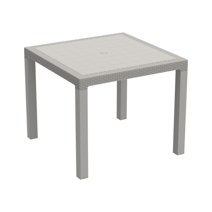 Durasheds Duramax Rattan 4- Seater Table Gray