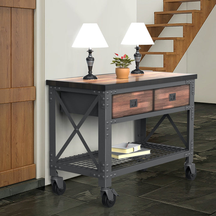 Durasheds furniture Duramax 2-Drawer Rolling Workbench 48 Inch x 24 Inch for Home, Garage and Workshop